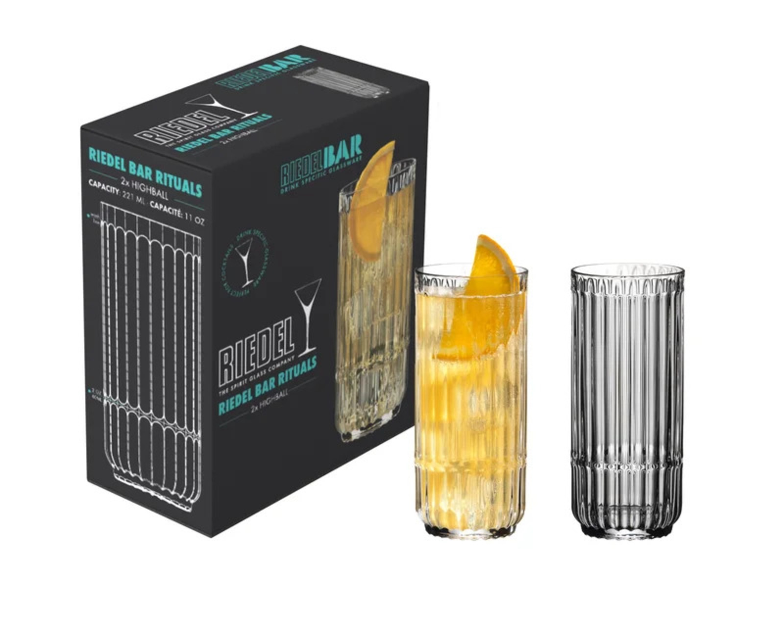 RIEDEL THE WINE GLASS COMPANY Longdrinkglas »Highball Gläser Bar Rituals 310 ml 6er Set transparent« Spülmaschinenfest