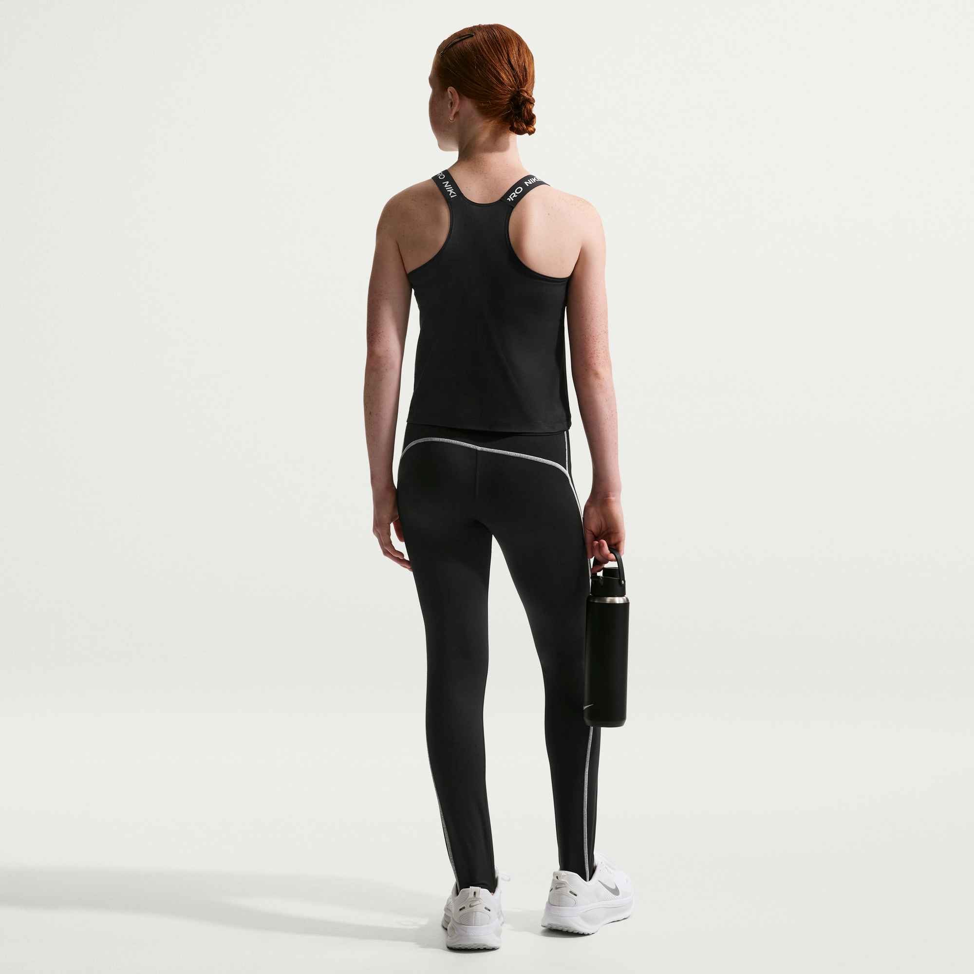 Nike T-Shirt »Nike Pro Big Kids' (Girls') Dri-FIT Tank Top« für Teens, mit Rundhalsausschnitt, aus Polyester und Elasthan