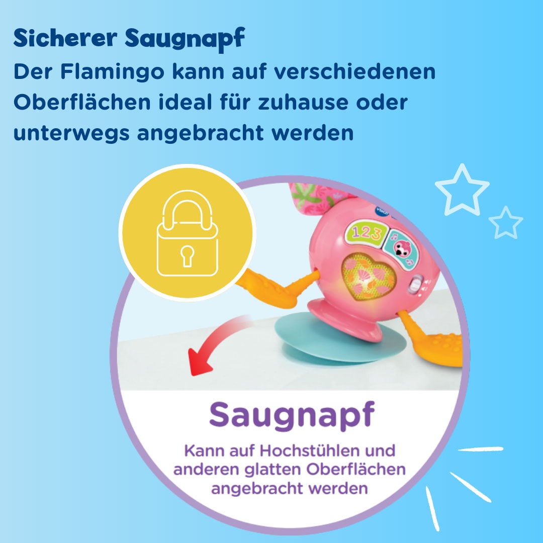 Vtech® Lernspielzeug »Vtech Baby, Wackel-Flamingo« mit Licht- und Sound