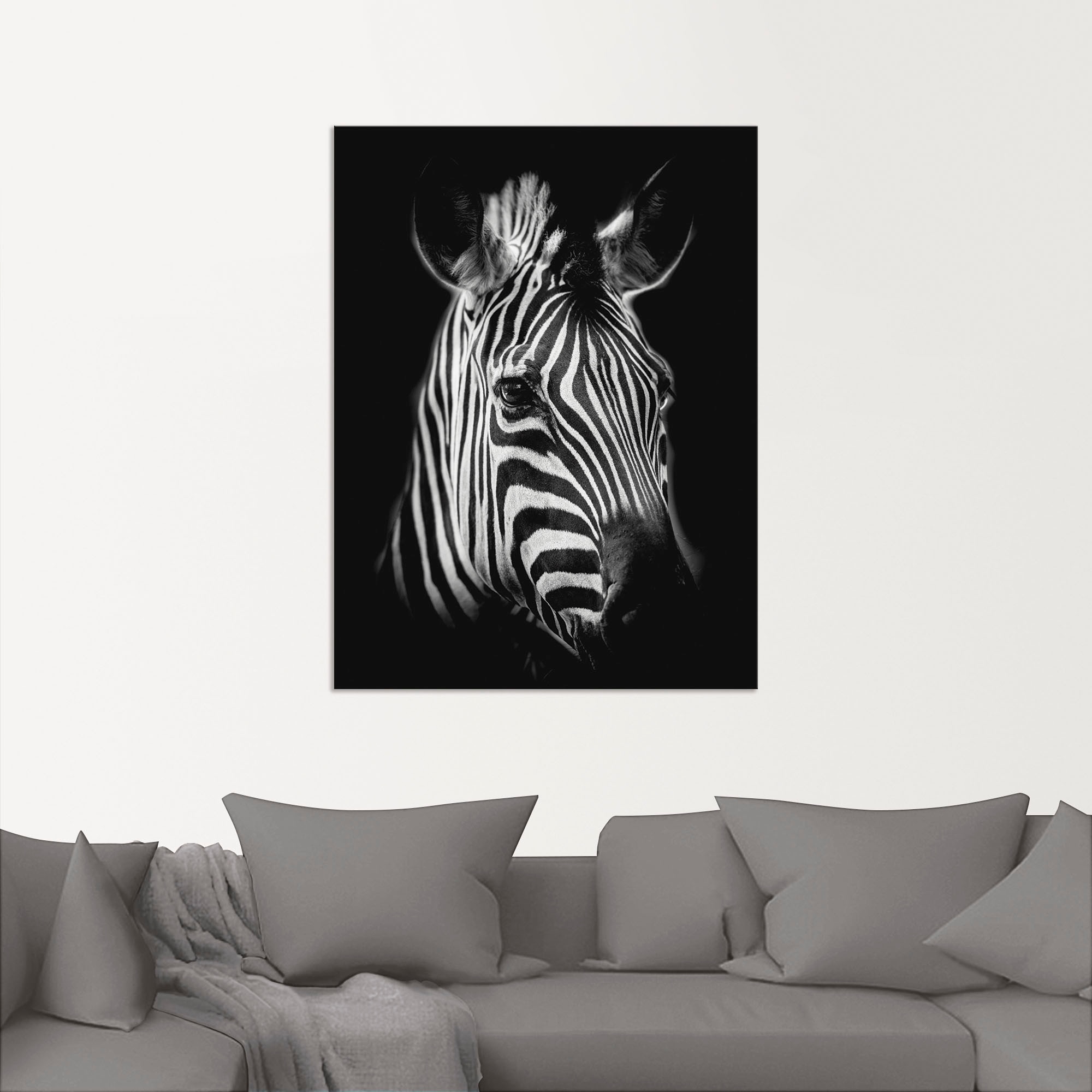 Artland Wandbild »Zebra« Zebra Bilder 1 Stk. tlg. als Alubild, Leinwandbild in verschied. Größen