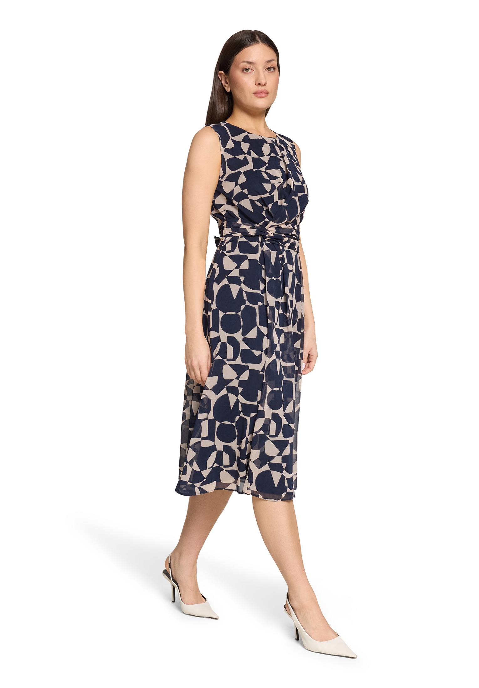 Betty&Co Chiffonkleid »Chiffonkleid ohne Arm«