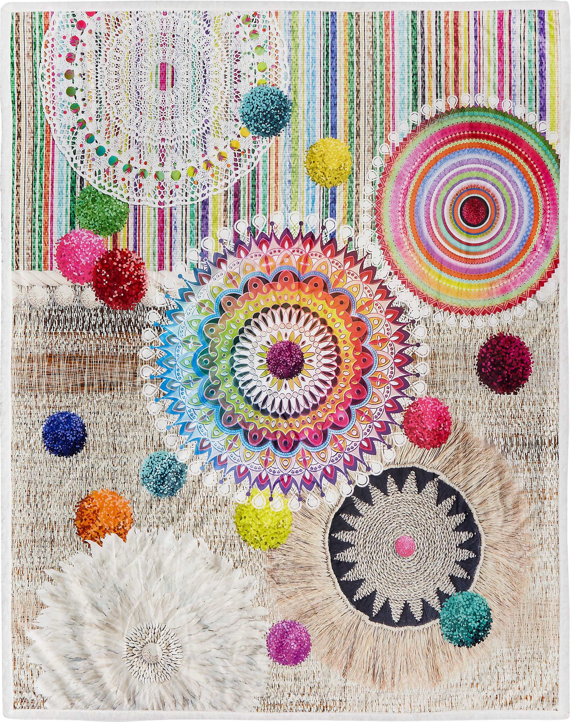 hip Plaid »Inessa«, mit Mandalas