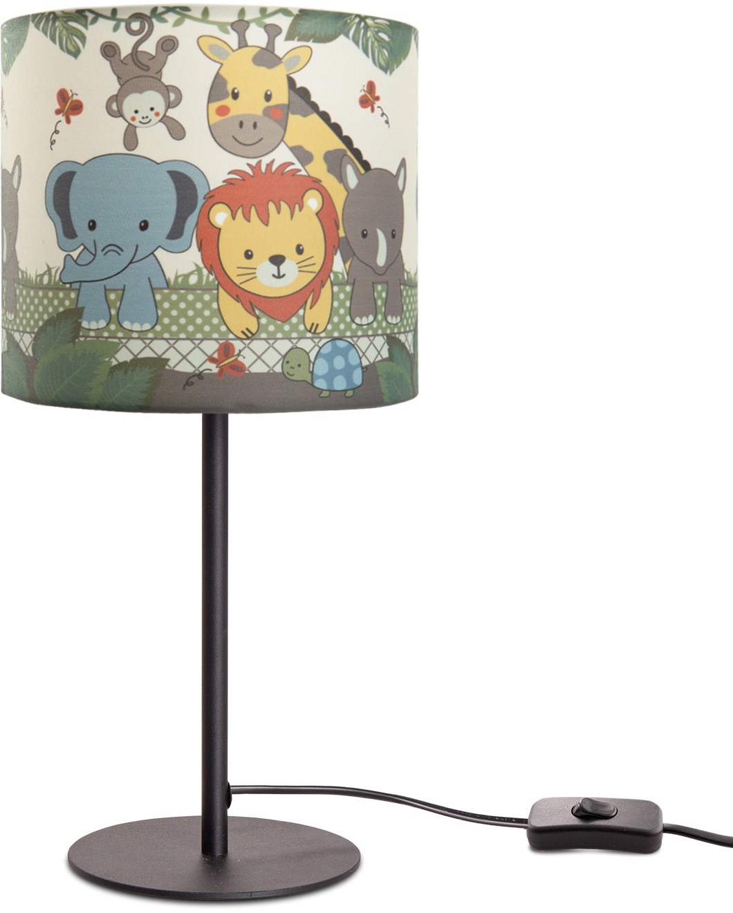 Kinderzimmer OTTO 1 Dschungel-Tiere, 634«, Tischleuchte Tischleuchte flammig-flammig, Paco Home LED »Diamond bei Kinderlampe E14 Lampe