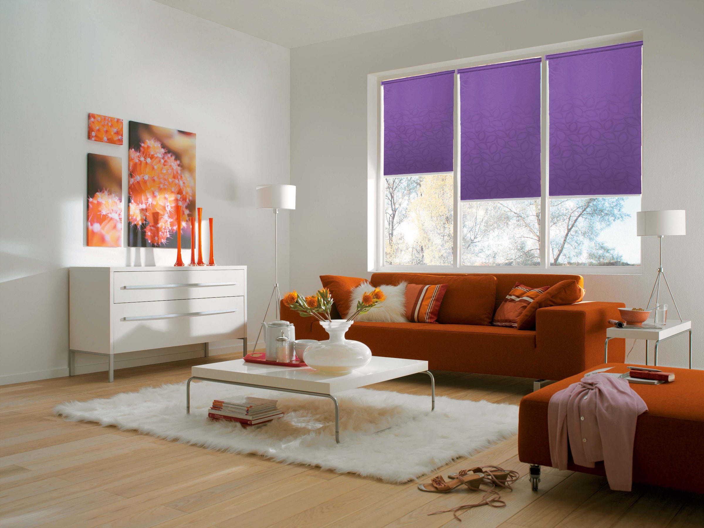 sunlines Elektrisches Rollo »Akkurollo Curves appgesteuert, blickdicht, Sunlines, weißer Fallstab« blickdicht appgesteuert via Bluetooth