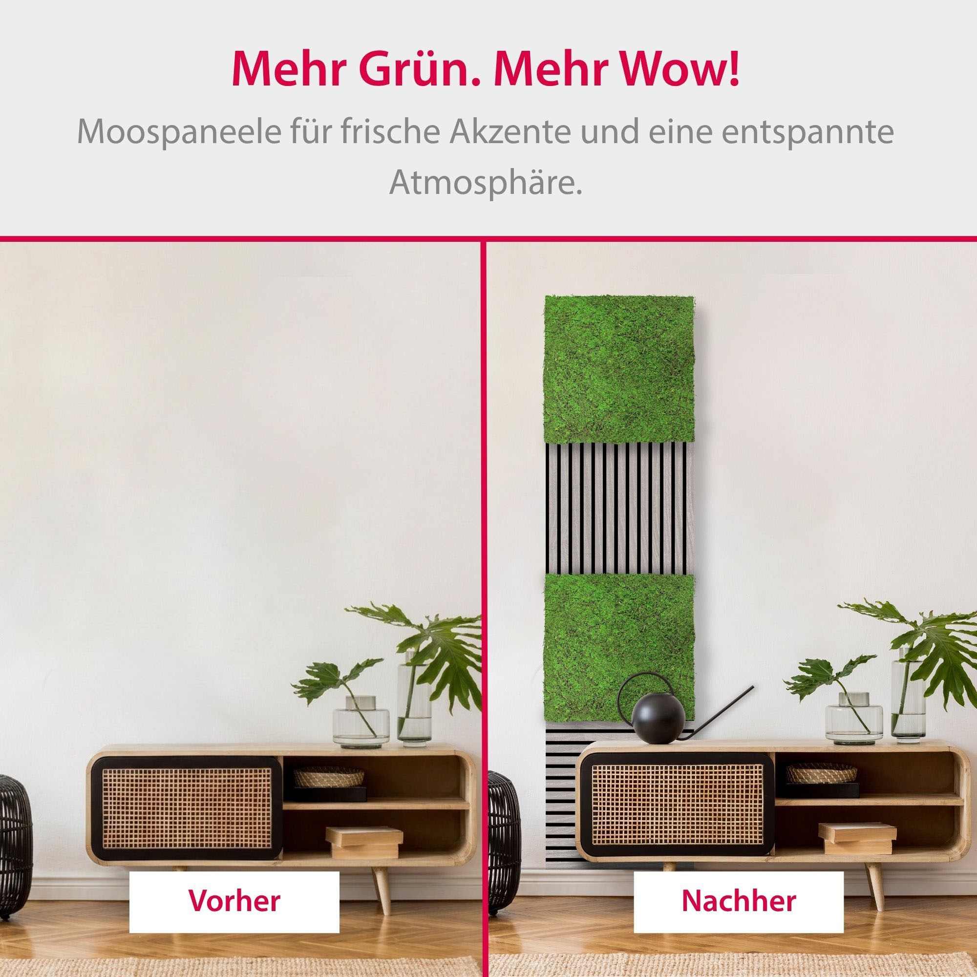 Architects Paper Wandpaneel »A.S. Création Modular Wall Wandpaneel Pflanzenoptik Natur« 1 tlg. Natur- und Kunstfasern auf rPET-Filz für botanische 3D-Wände