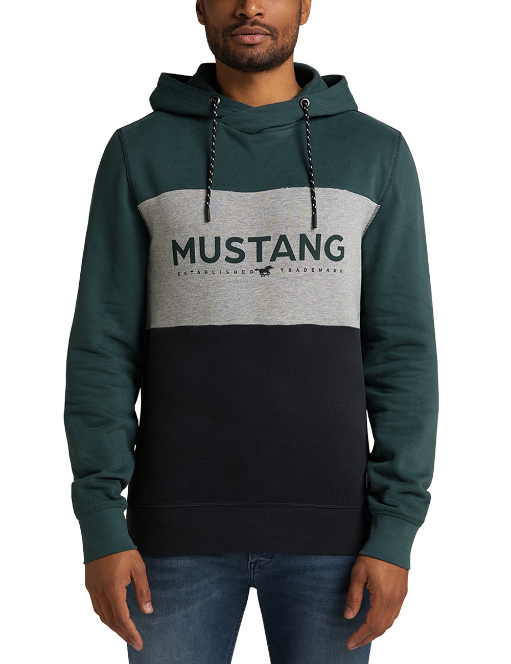 MUSTANG Kapuzensweatshirt »Bennet colour block«