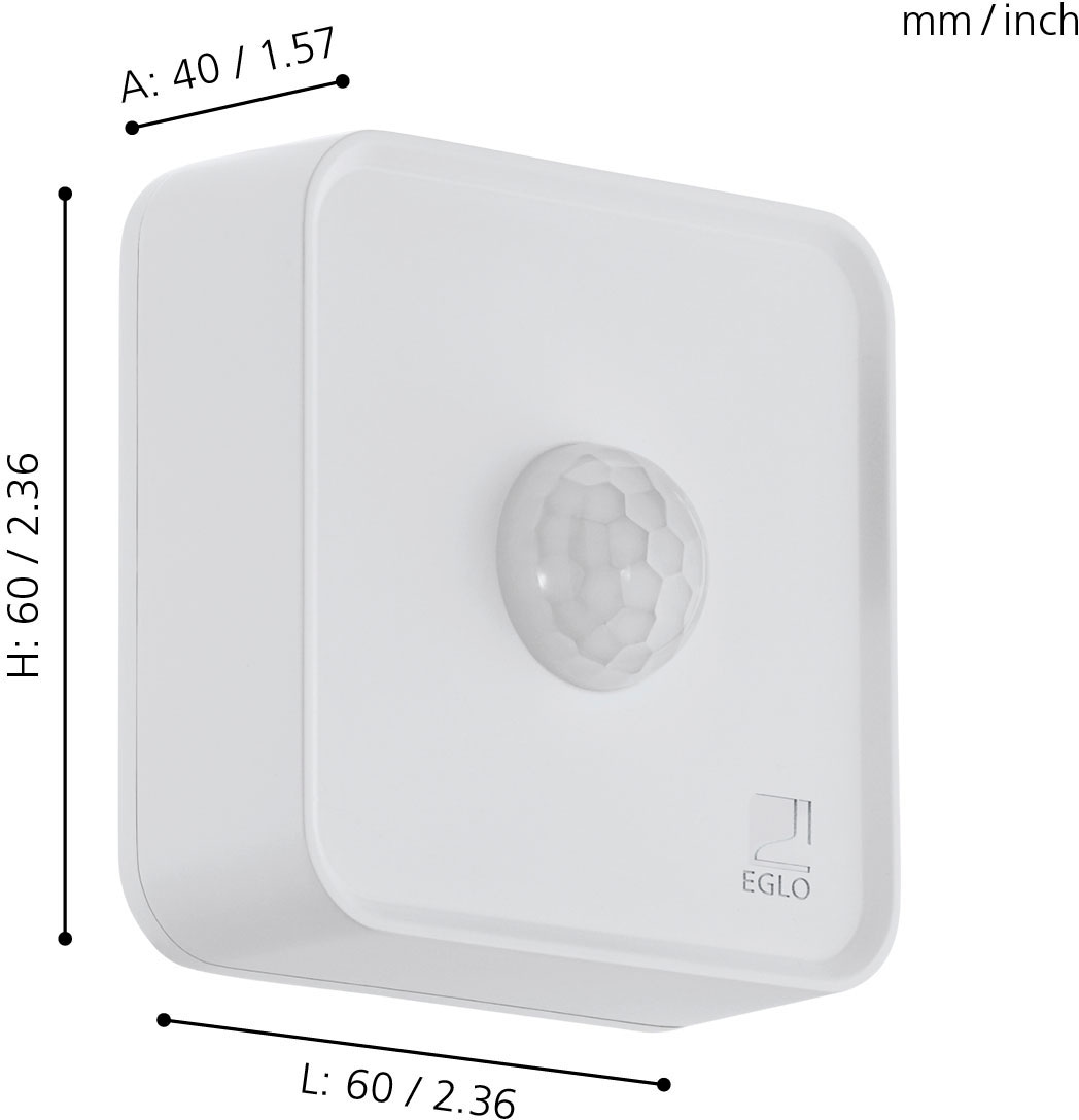 EGLO Bewegungsmelder »CONNECT SENSOR«, (1 St.), Eckmontage möglich, Bluetooth