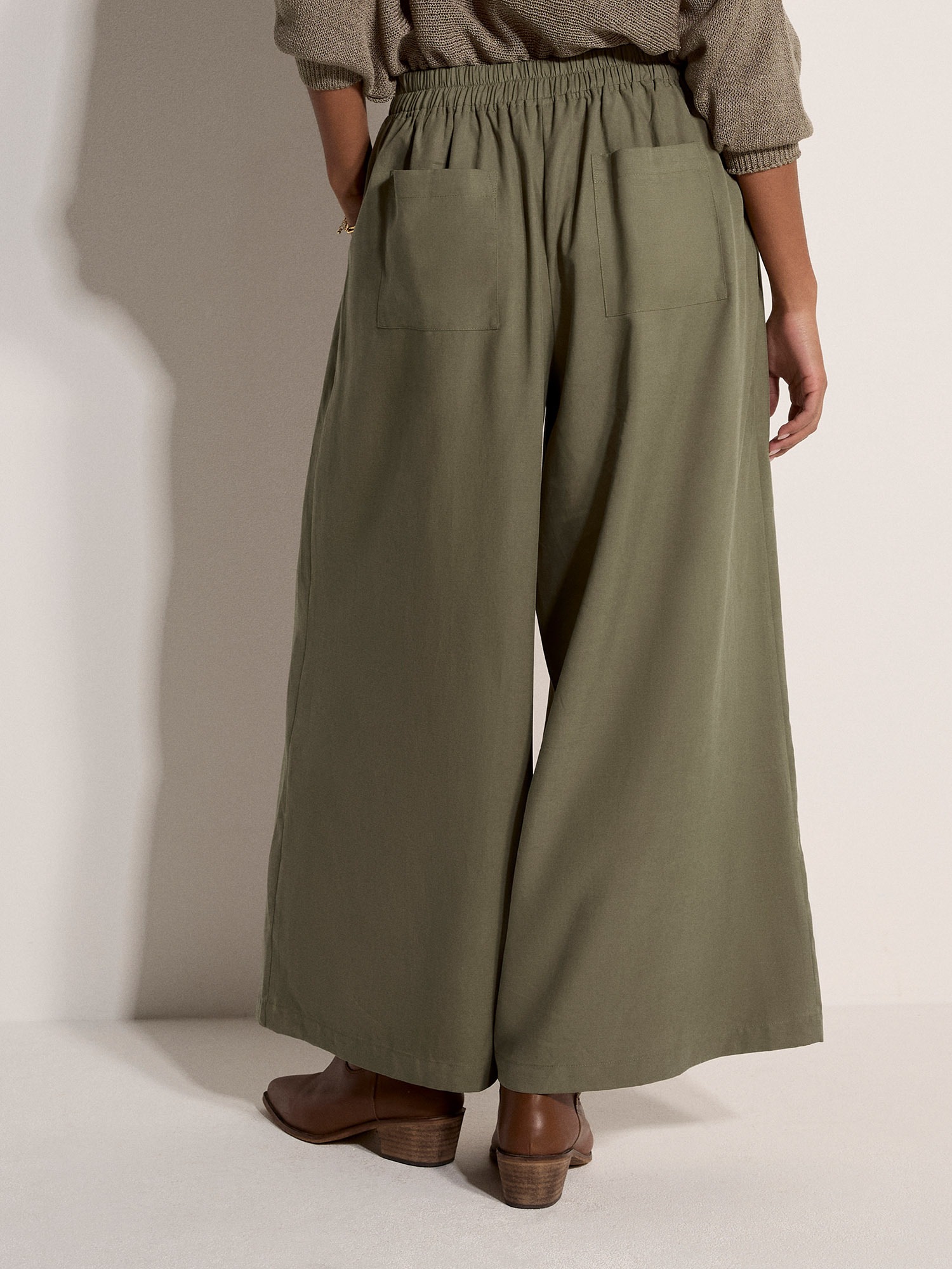 Apricot Wirkhose »Hose«  aus Slub-Leinen