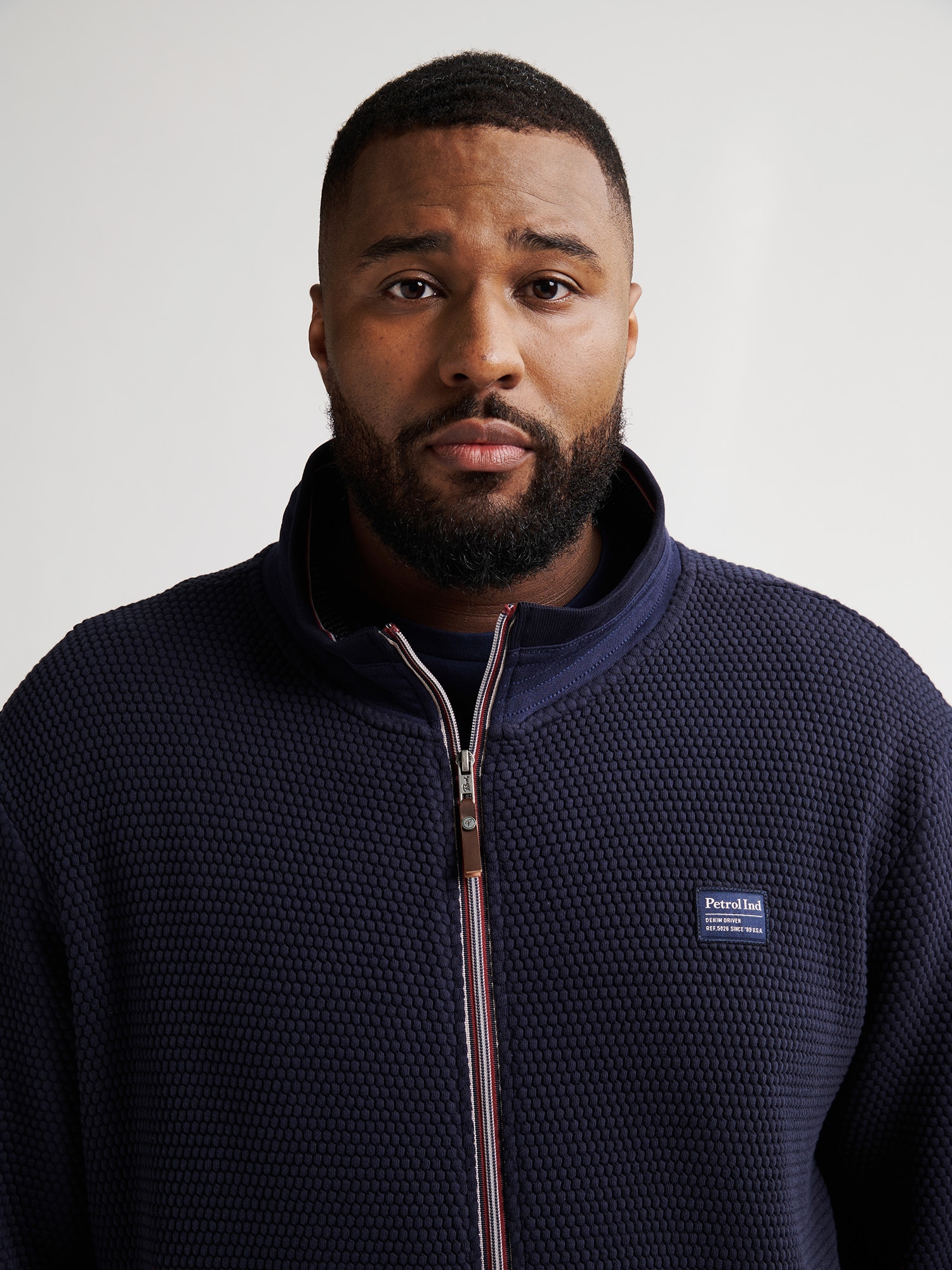 Petrol Industries Sweater, mit Logo Stickerei