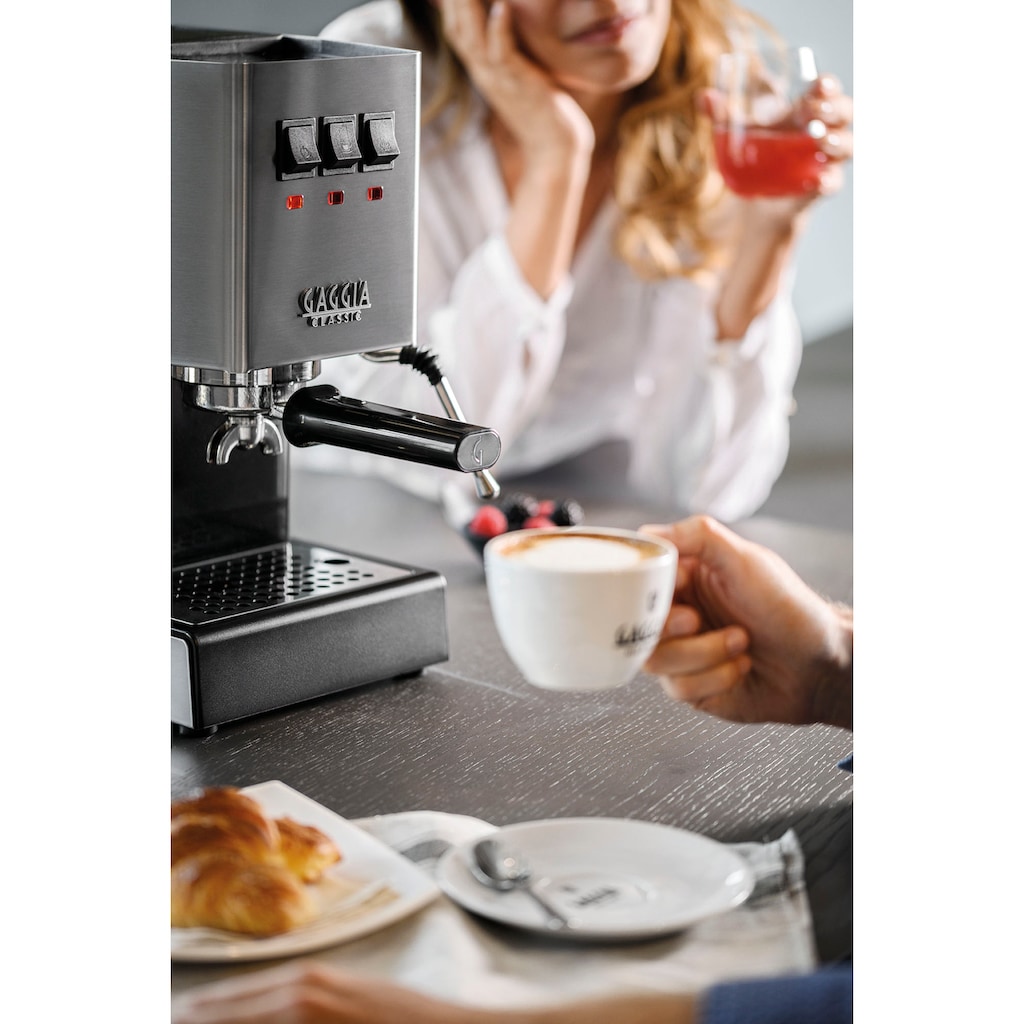 Gaggia Siebträgermaschine »Classic Evo Stainless Steel«