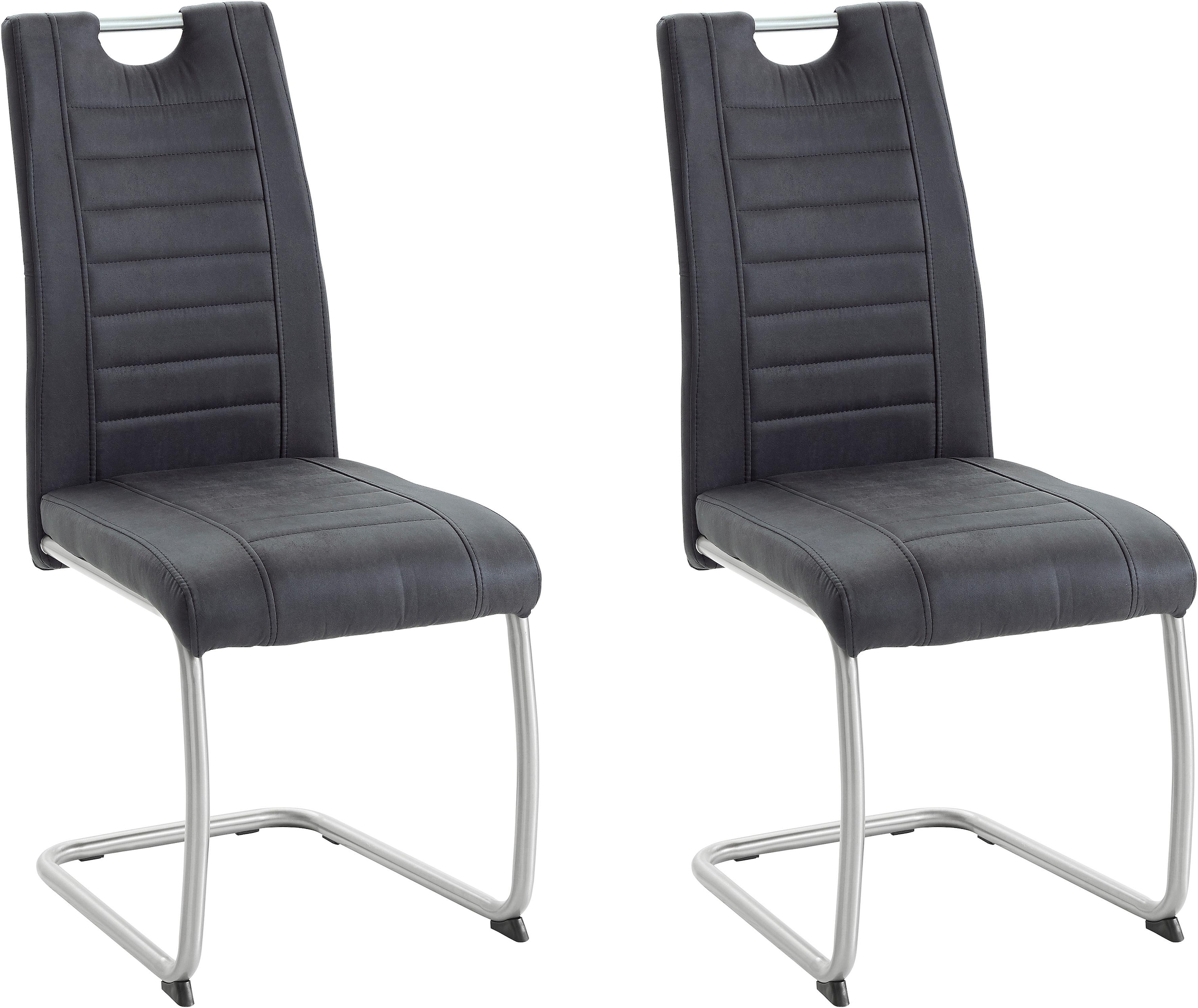 HELA Esszimmerstuhl »Ulla« (Set) 2 Stk. Microfaser Schwingstuhl, 2 oder 4 Stück