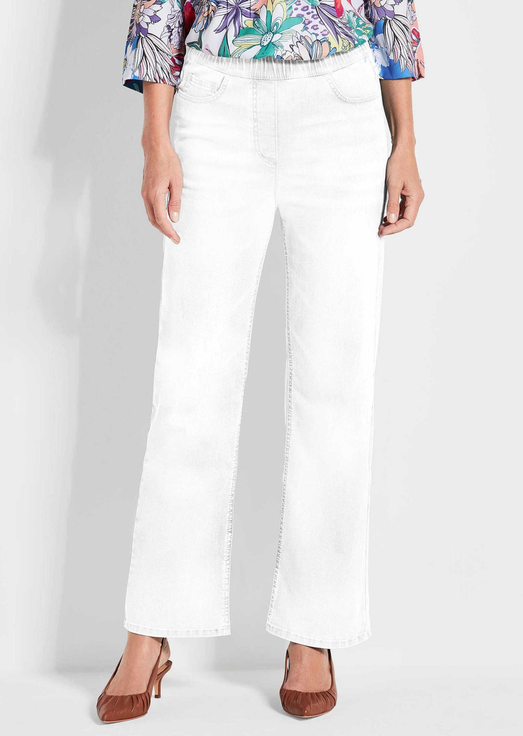 GOLDNER Stretch-Jeans »Kurzgröße Bequeme Jeanshose VERA«