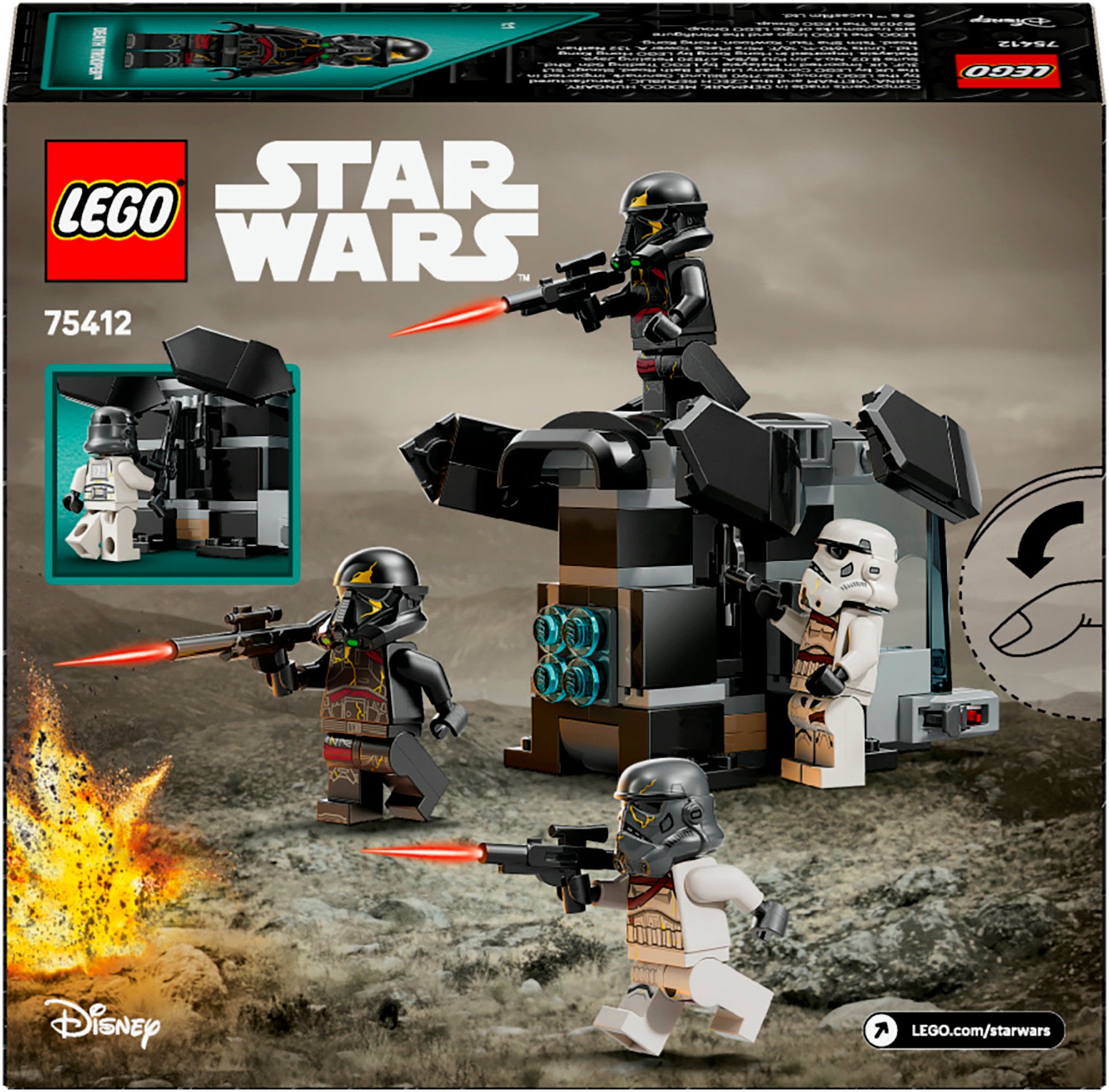 LEGO® Konstruktionsspielsteine »Todestruppler & Nachttruppler Battle Pack (75412), LEGO Star Wars™«, (119 St.), Made in Europe