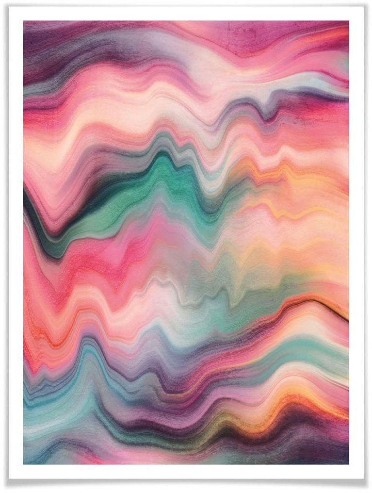 Wall-Art Poster »Regenbogen Marmor«, Landschaften, (1 St.) im OTTO Online  Shop
