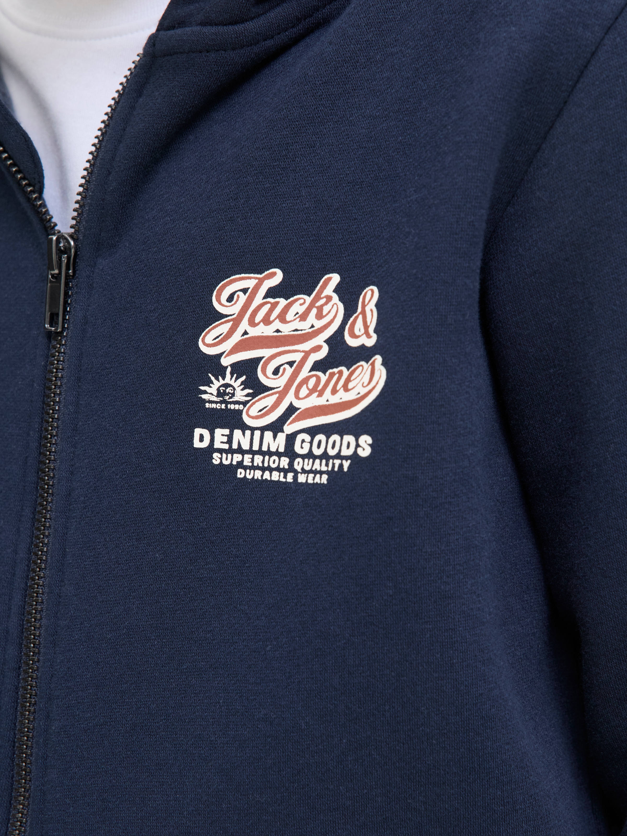 Jack & Jones Junior Kapuzensweatshirt »JJELOGO SWEAT ZIPHOOD 2COL AW25 NOOS JNR«