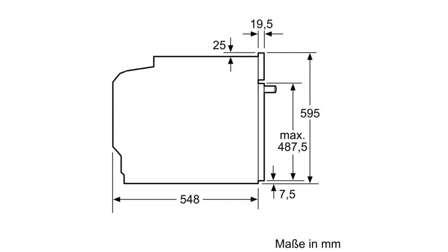 Constructa Elektro-Herd-Set »CH3M00052«, mit Teleskopauszug nachrüstbar