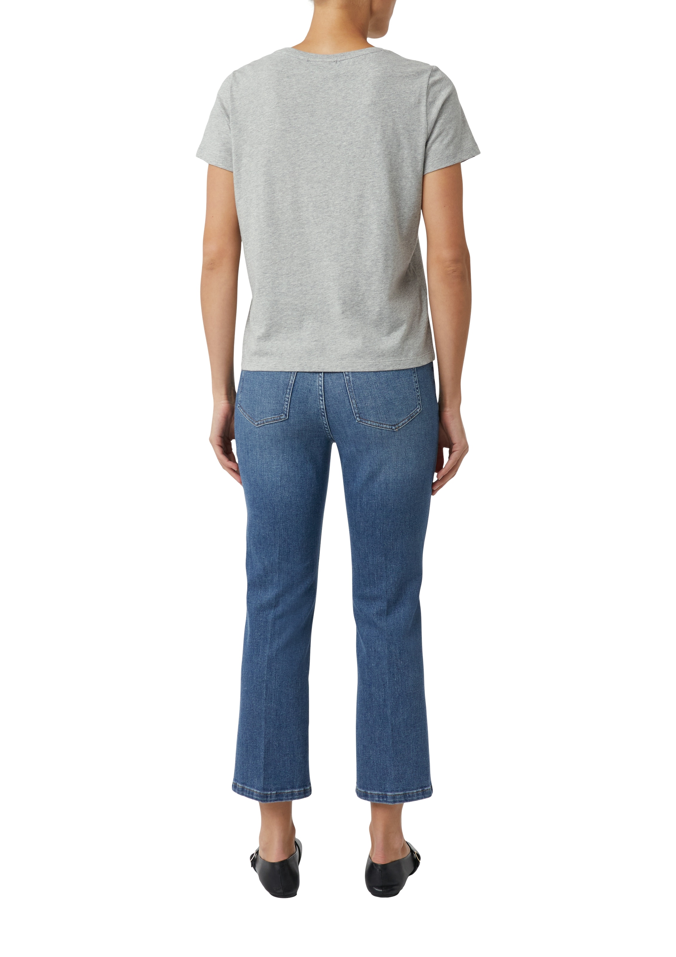 comma casual identity T-Shirt, mit Rundhalsausschnitt, Regular Fit
