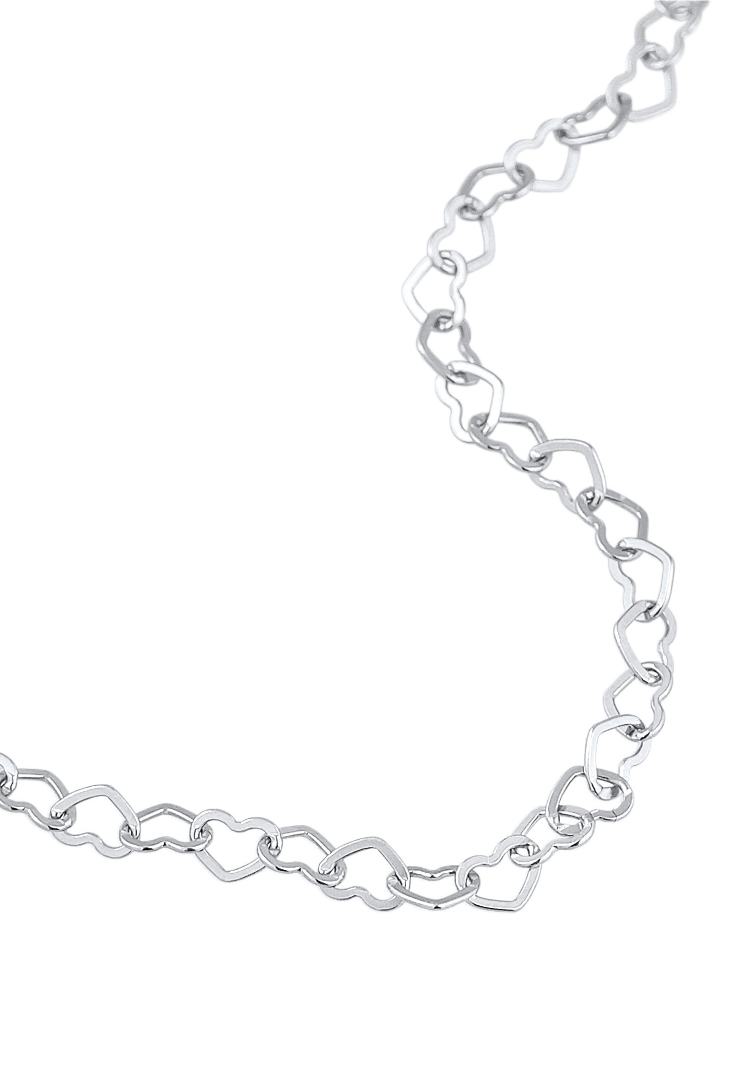 Elli Bauchkette »Schmuckzubehör Herz Body Chain Taillenkette 925 Silber«