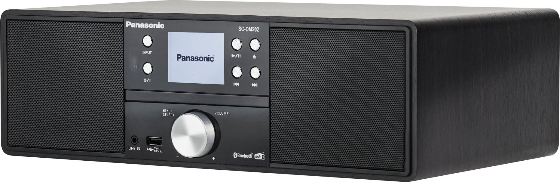 Panasonic Stereoanlage »DM202«, (Bluetooth Digitalradio (DAB+)-UKW mit RDS-FM-Tuner 24 W)