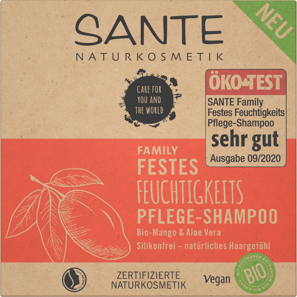 SANTE Festes Haarshampoo »FAMILY Feuchtigkeitsshampoo«