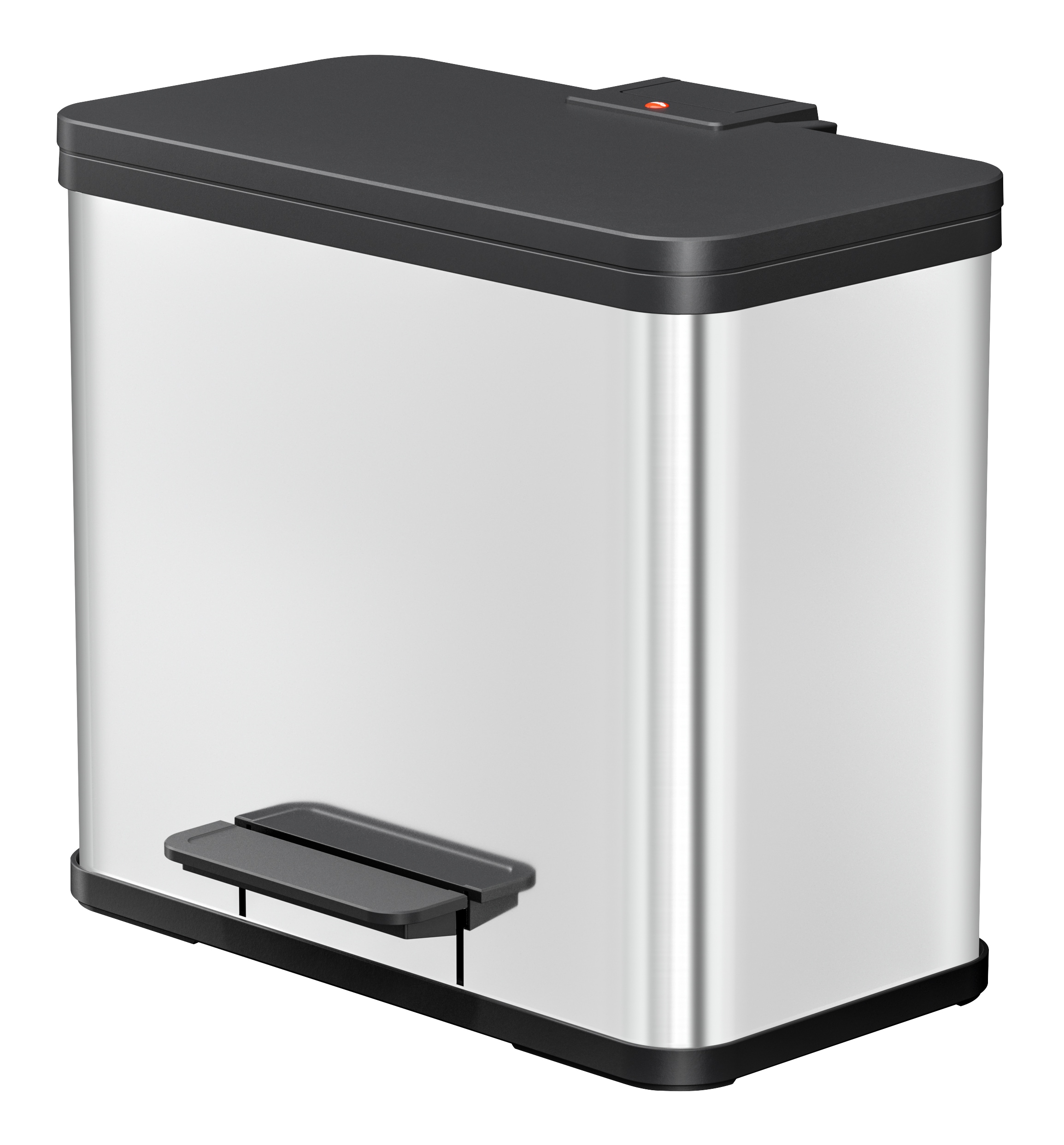 Hailo Mülleimer »Öko trio Plus L« 3 Behälter 27 l in schwarz, Größe B/H/T: 47 cm x 43 cm x 34 cm