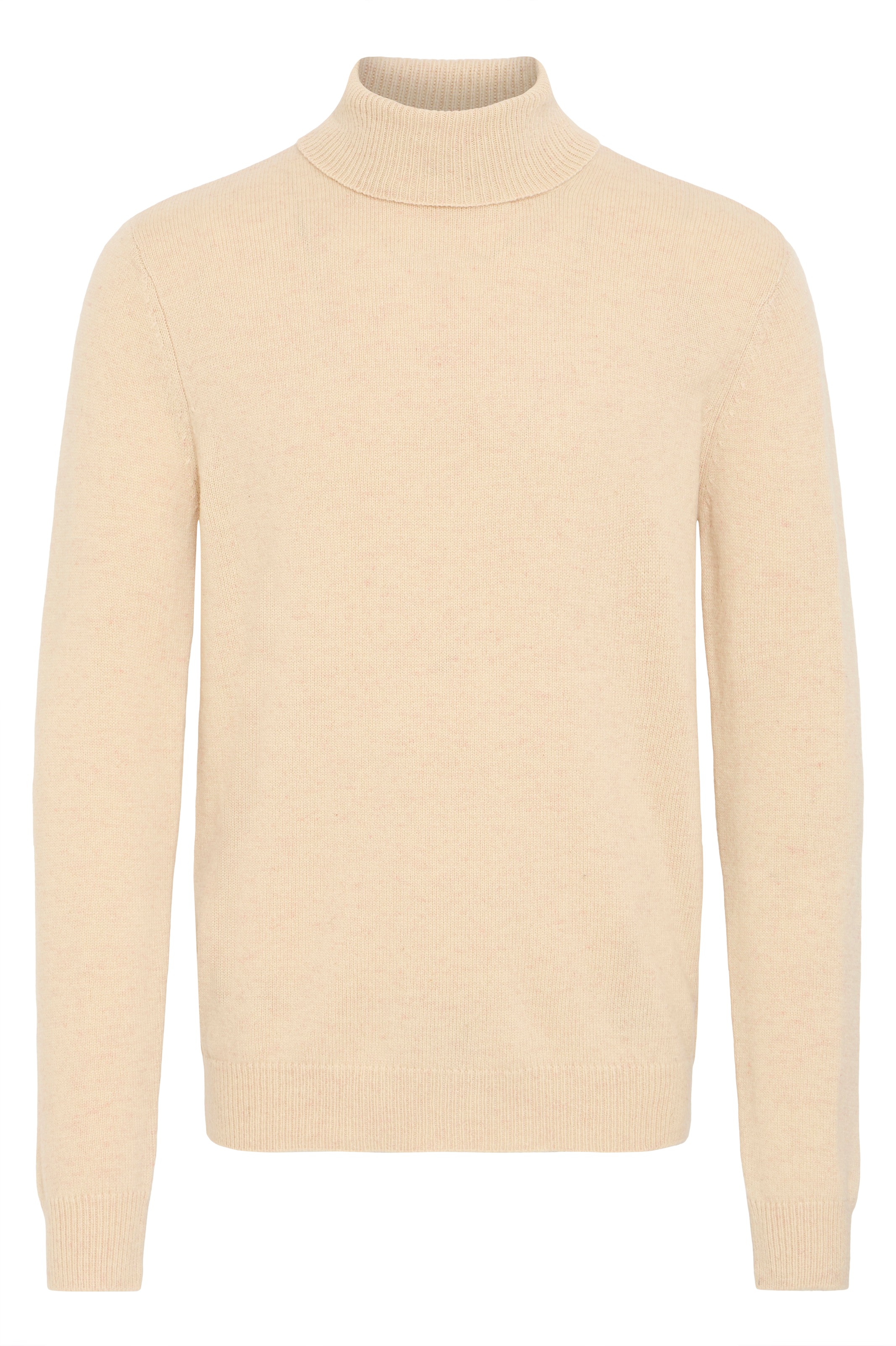 Blend Rollkragenpullover »BHBRANKO ROLL KNIT« mit Markenlabel, aus Wollmischung, Regular Fit, hüftlang