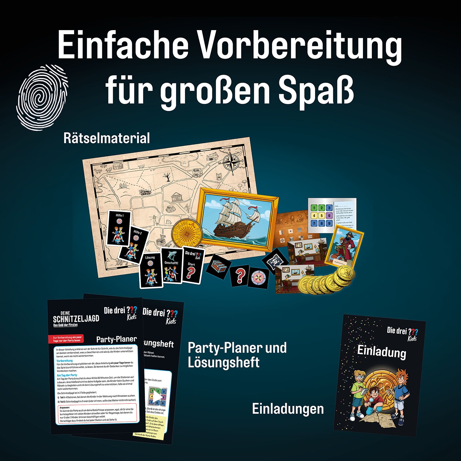 Kosmos Spiel »Die drei ??? Kids Deine Schnitzeljagd«