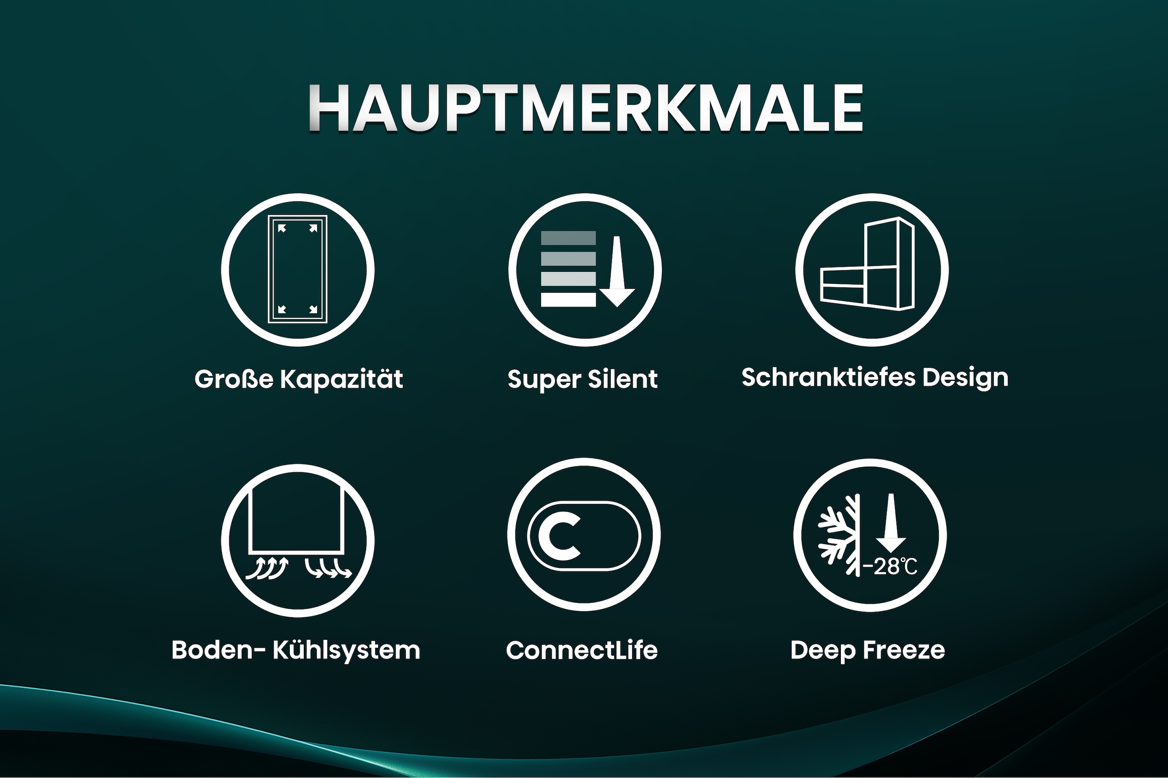 Hisense Kühl-/Gefrierkombination »RB5P410SACA« 203 cm hoch 59,5 cm breit BigVolumen Modell mit insgesamt 413 Liter