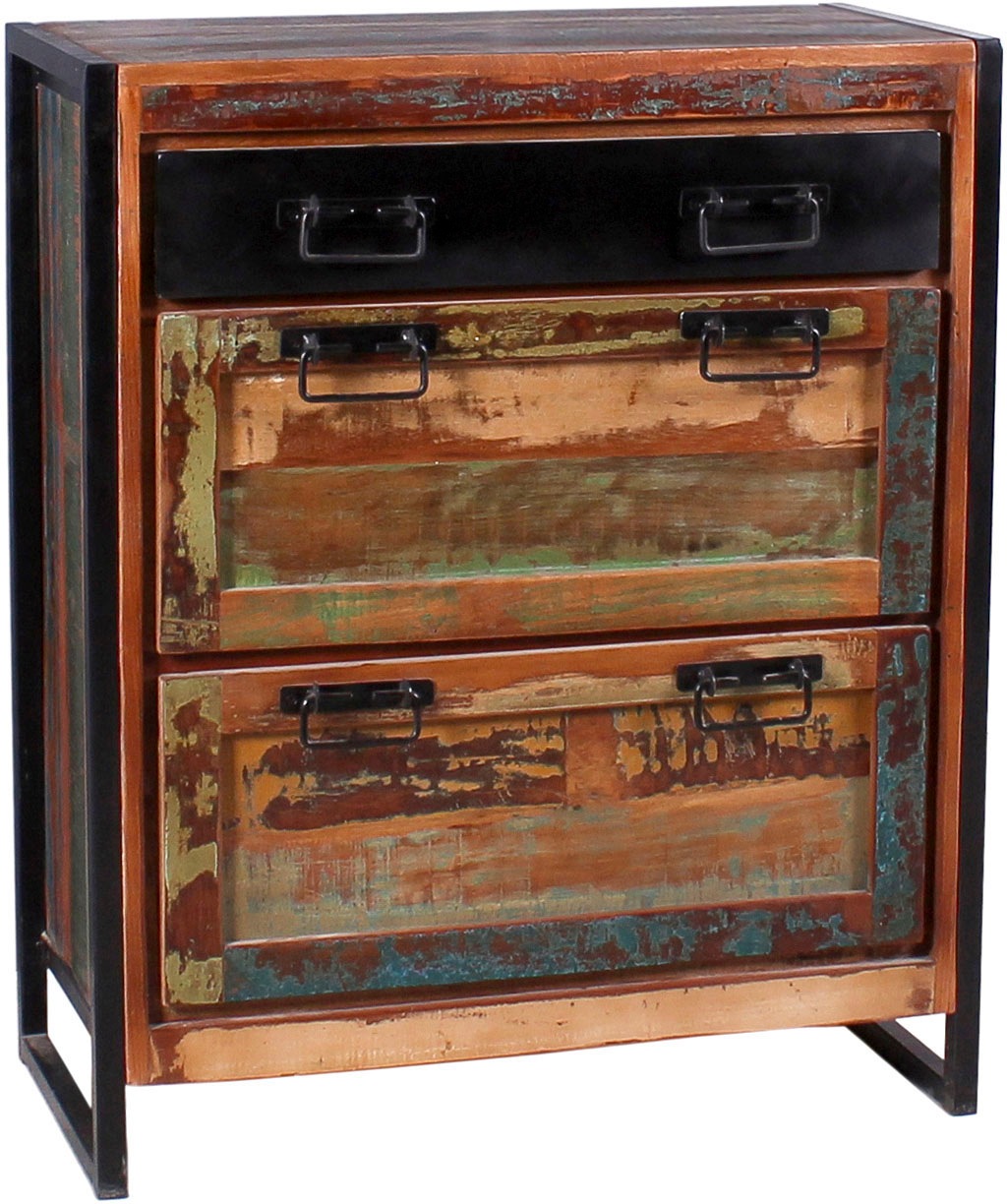 SIT Garderoben-Set »Bali aus Altholz mit Schuhschränken & Kleiderschrank« 6 Stk. tlg.