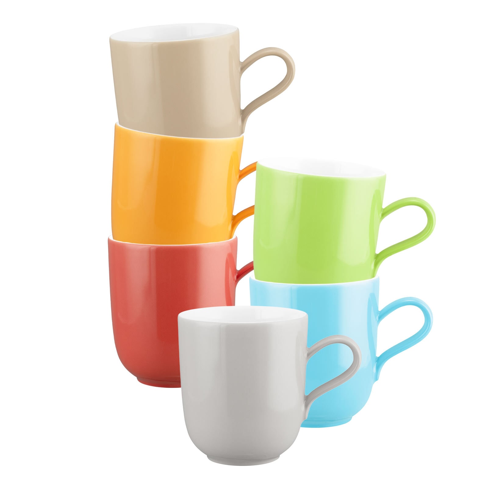 Seltmann Weiden Becher »Henkelbecher Liberty Pure Colors 400 ml 6er Set«