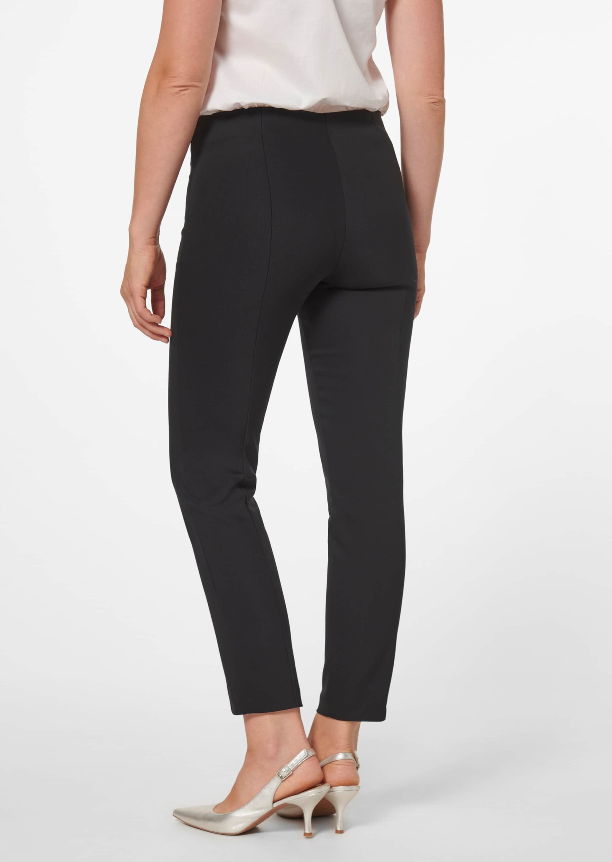 MADELEINE Stoffhose »Hose Schlanke Stretch-Hose mit Biesen«
