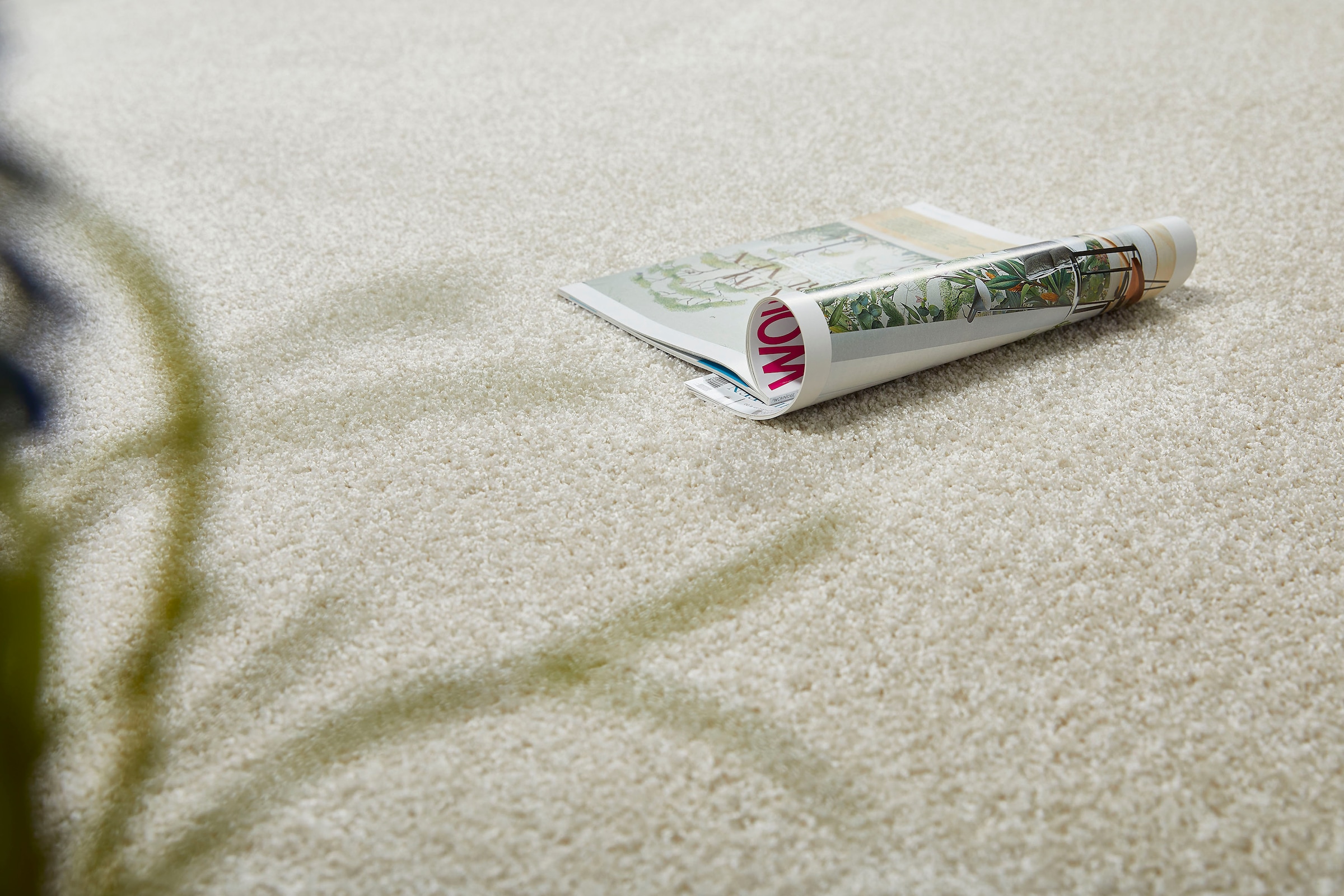 Andiamo Teppichboden »Coupon Nadelfilz Milo«, rechteckig, Uni Farben,  Breite 100 cm oder 200 cm, strapazierfähig, Wohnzimmer