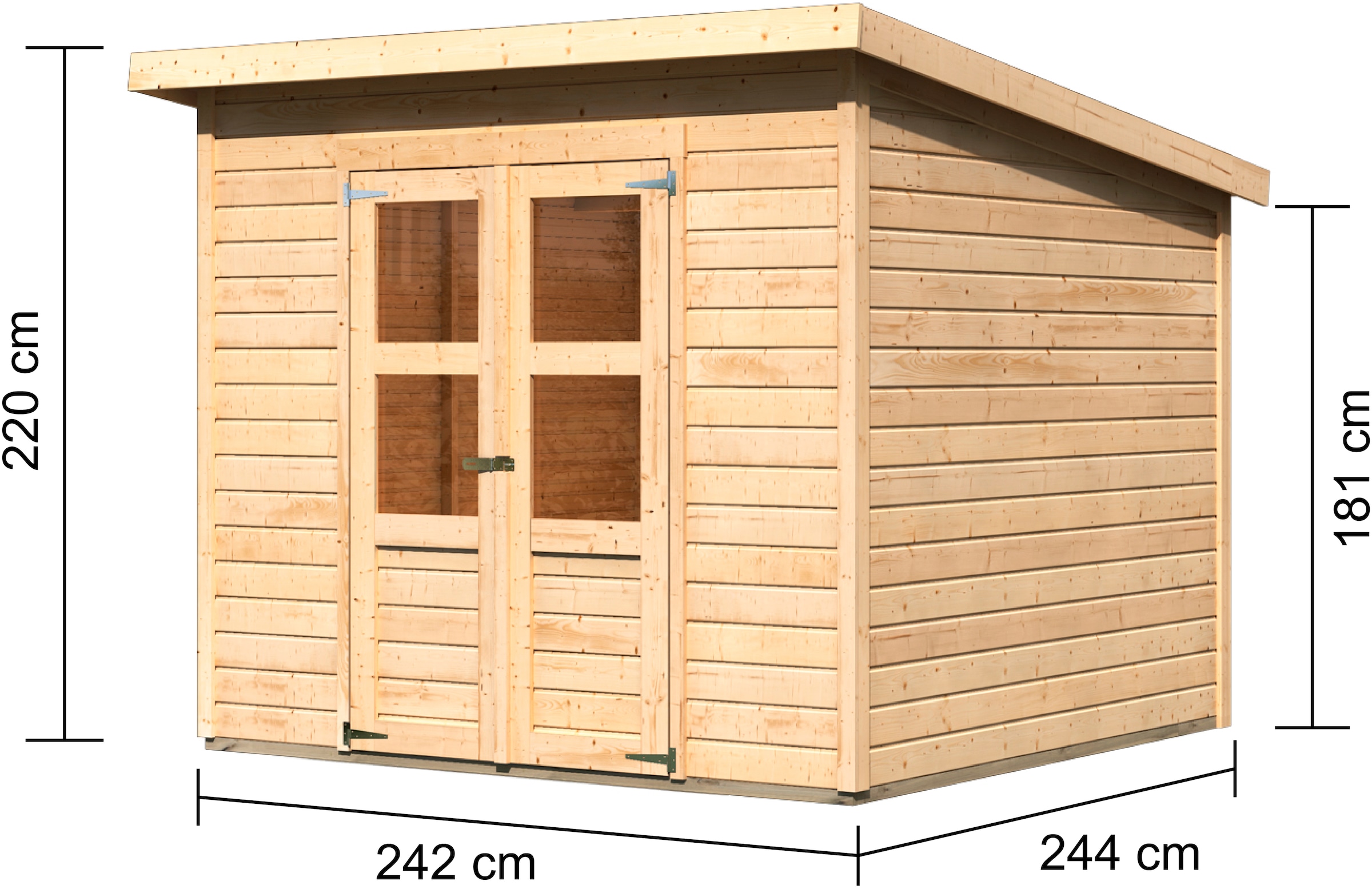 Karibu Gartenhaus »Baggersee 5«