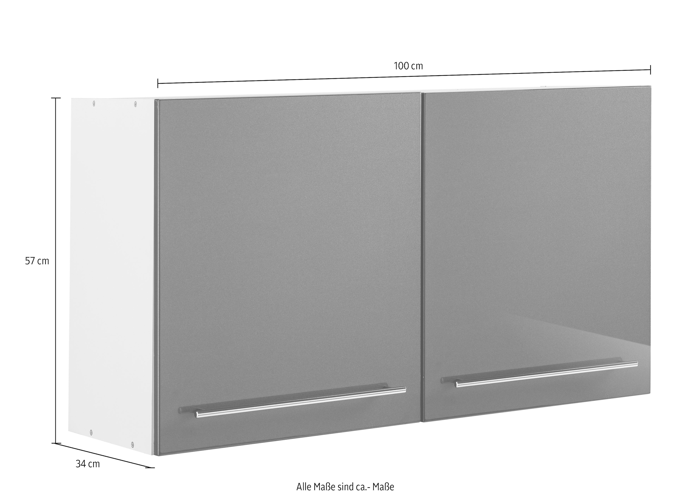 KOCHSTATION Hängeschrank »KS-Trient«, 100 cm breit