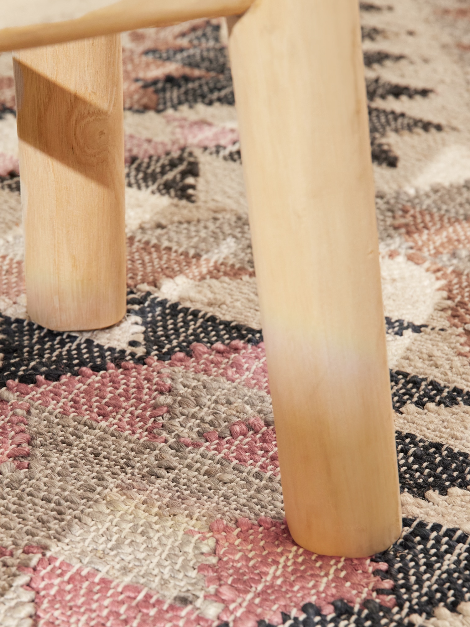 ELLE DECORATION Teppich »Kelim Parsa« rechteckig 3 mm Höhe Jute, Baumwolle, Natur, Handgewebt, Kelim, orientalisch, Boho