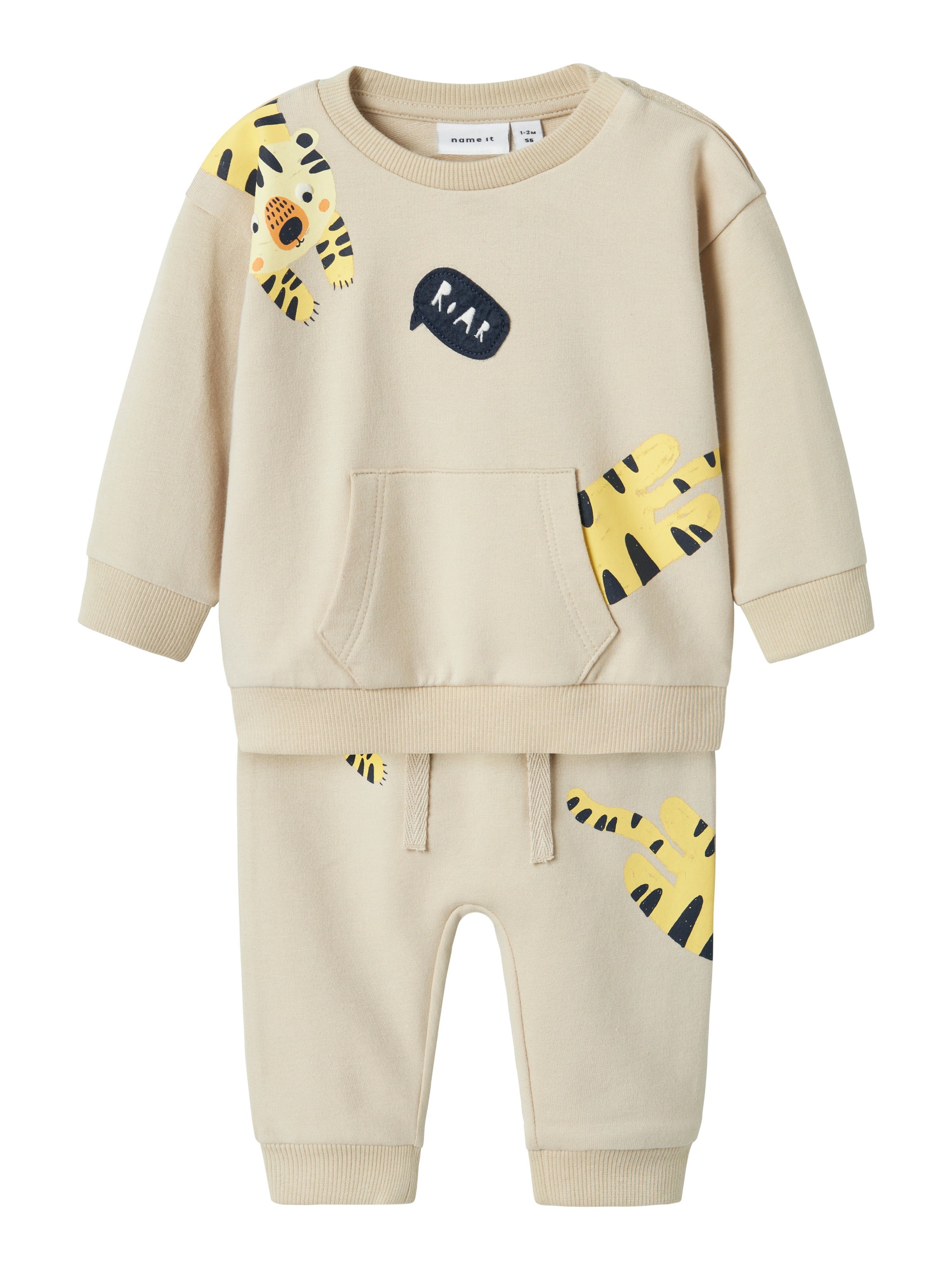 Name It Hausanzug »NBMHACK LS LIGHT SWEAT SET UNB«, (Set, 2 tlg.)