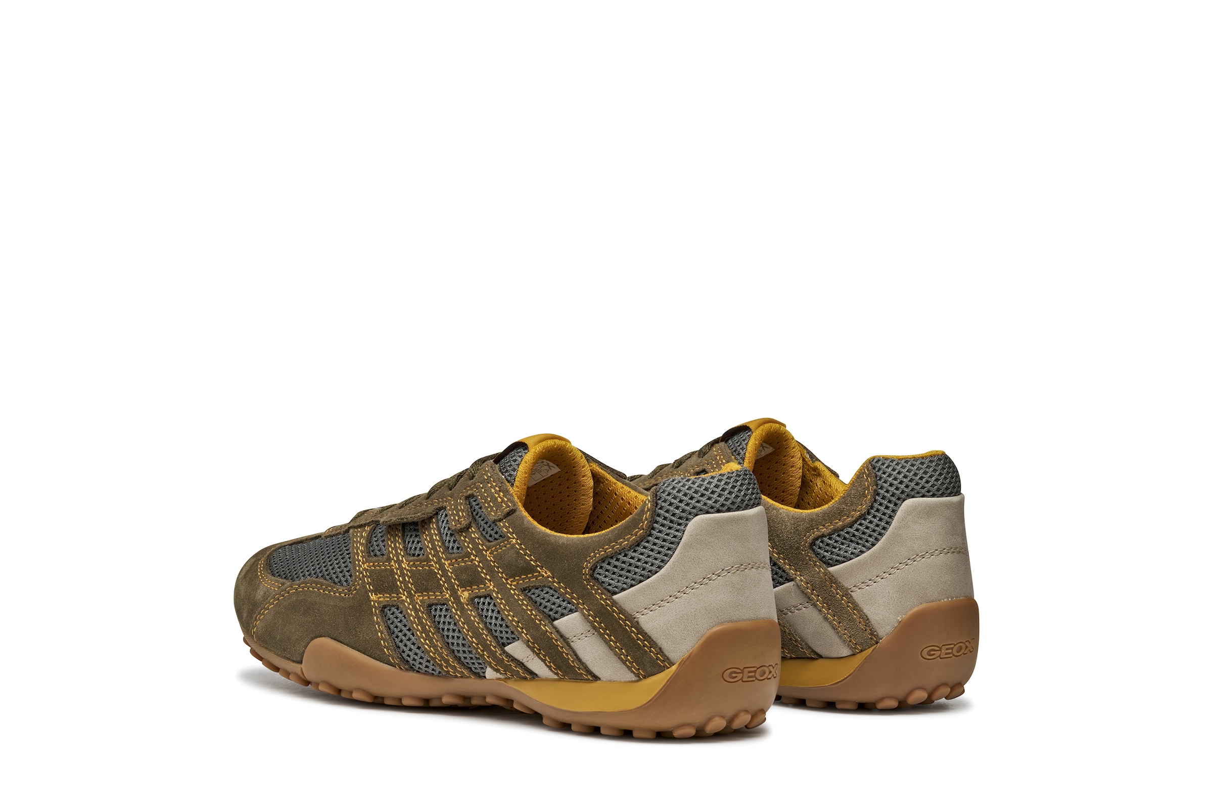 Geox Schnürschuh »U SNAKE ORIGINAL«  , Schnürschuh, Freizeitschuh, Trekking Sneaker mit Lederinnensohle