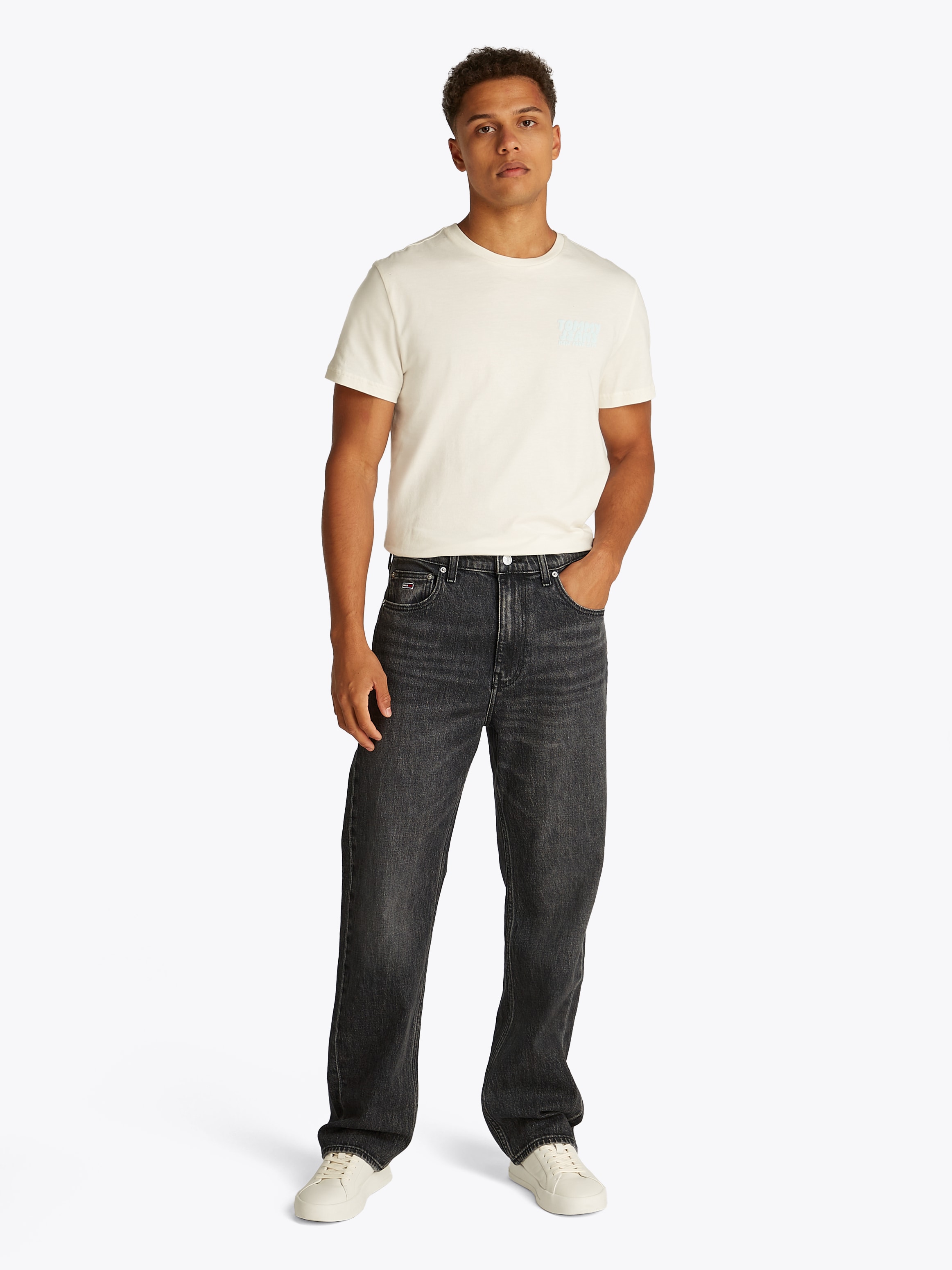 Tommy Jeans Regular-fit-Jeans »Otis Regular Straight«, Mit Gürtelschlaufen