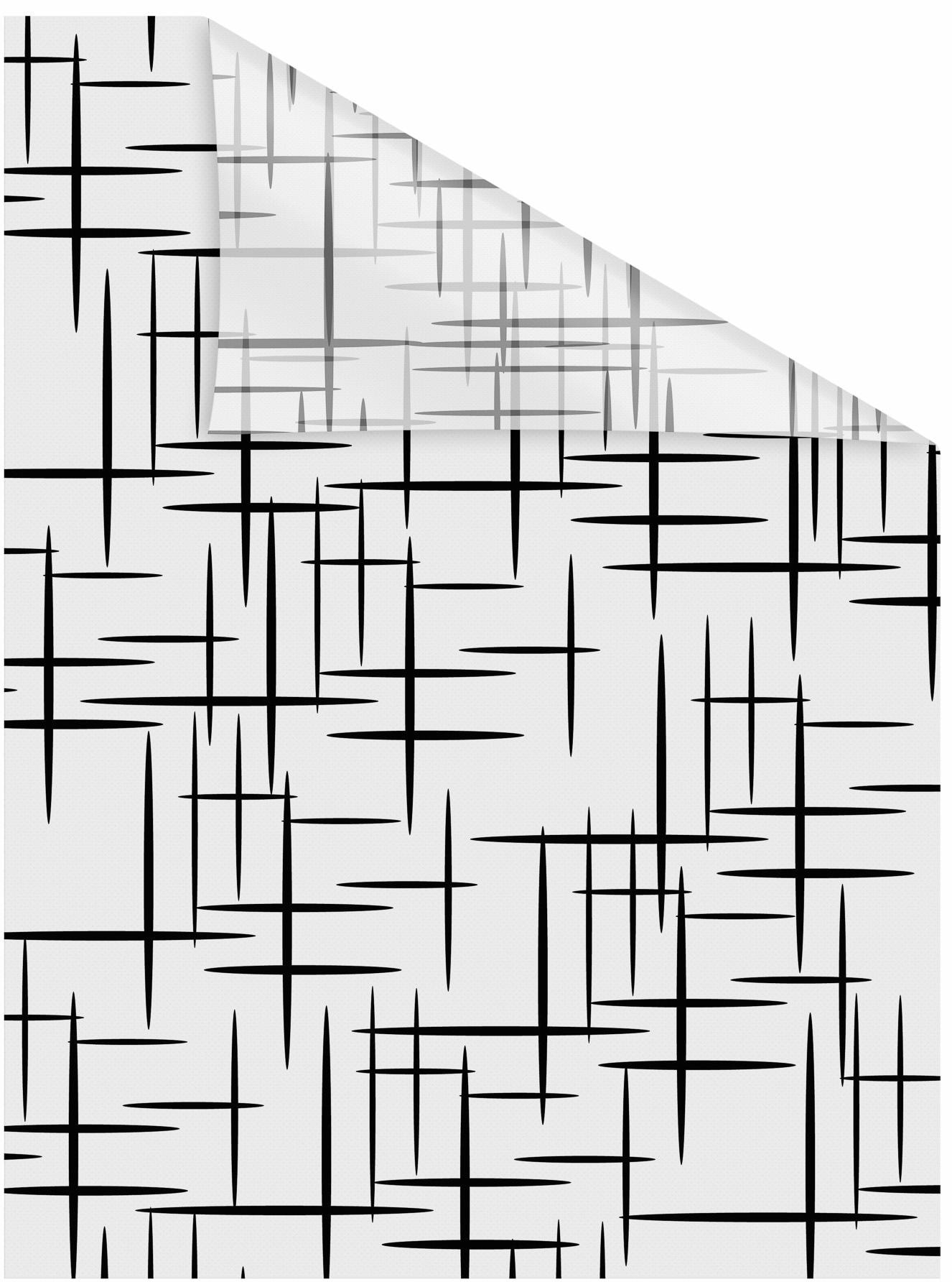 Lichtblick Original Fensterfolie »Stars Schwarz« 1 Stk. blickdicht strukturiert Klebepunkte selbstklebend in schwarz, Größe B/L: 100 cm x 130 cm