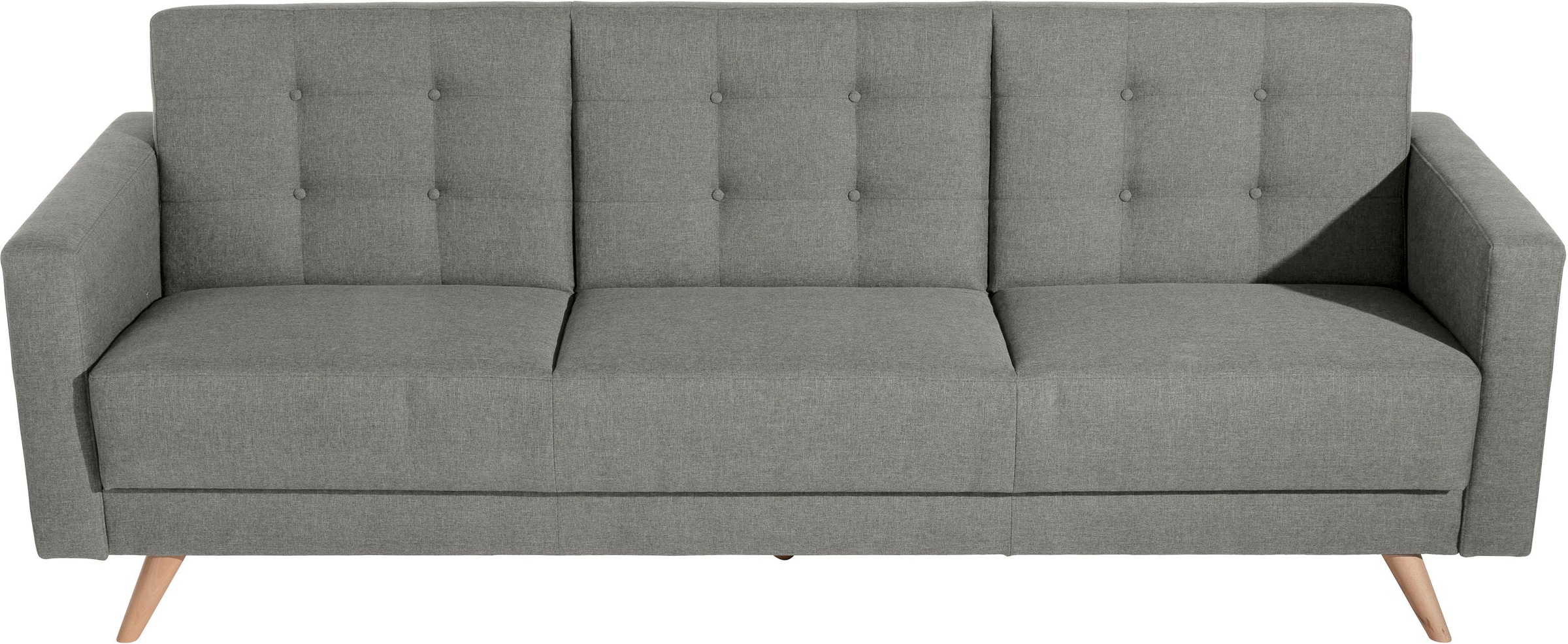 Max Winzer® 3-Sitzer »Julius Kippcouch mit komfortablem Federkern, klassisch und modern«, Schlafsofa, inklusive Bettfunktion & Bettkasten, Breite 224 cm