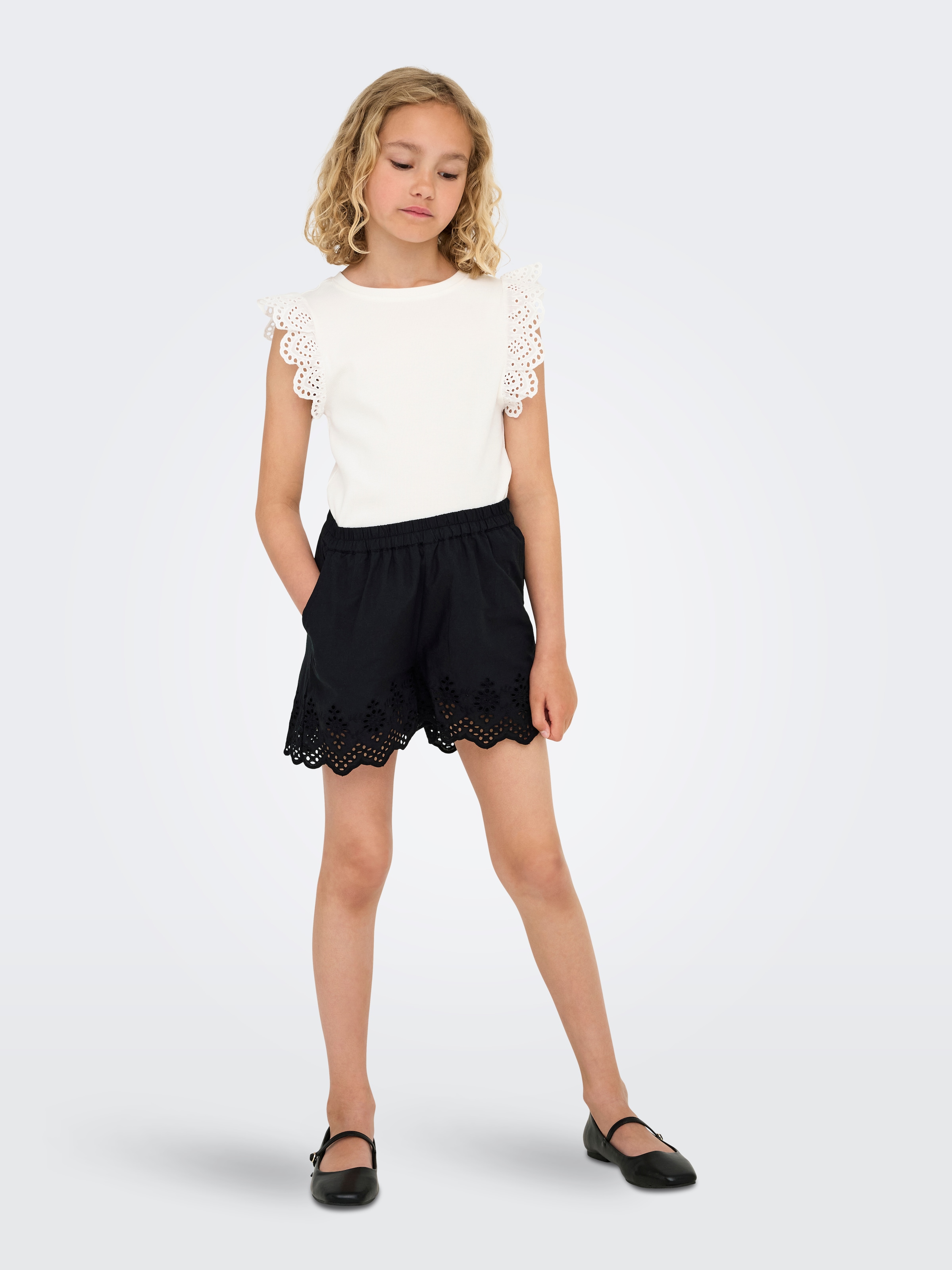 KIDS ONLY Shorts »KOGLOU LIFE EMB SHORTS WVN«