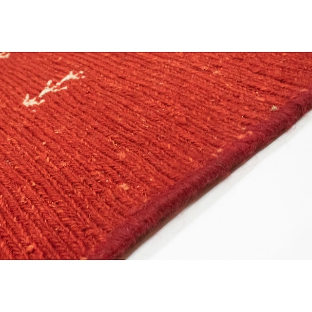 morgenland Wollteppich »Gabbeh Teppich handgeknüpft rot«, rechteckig,  handgeknüpft bei OTTO