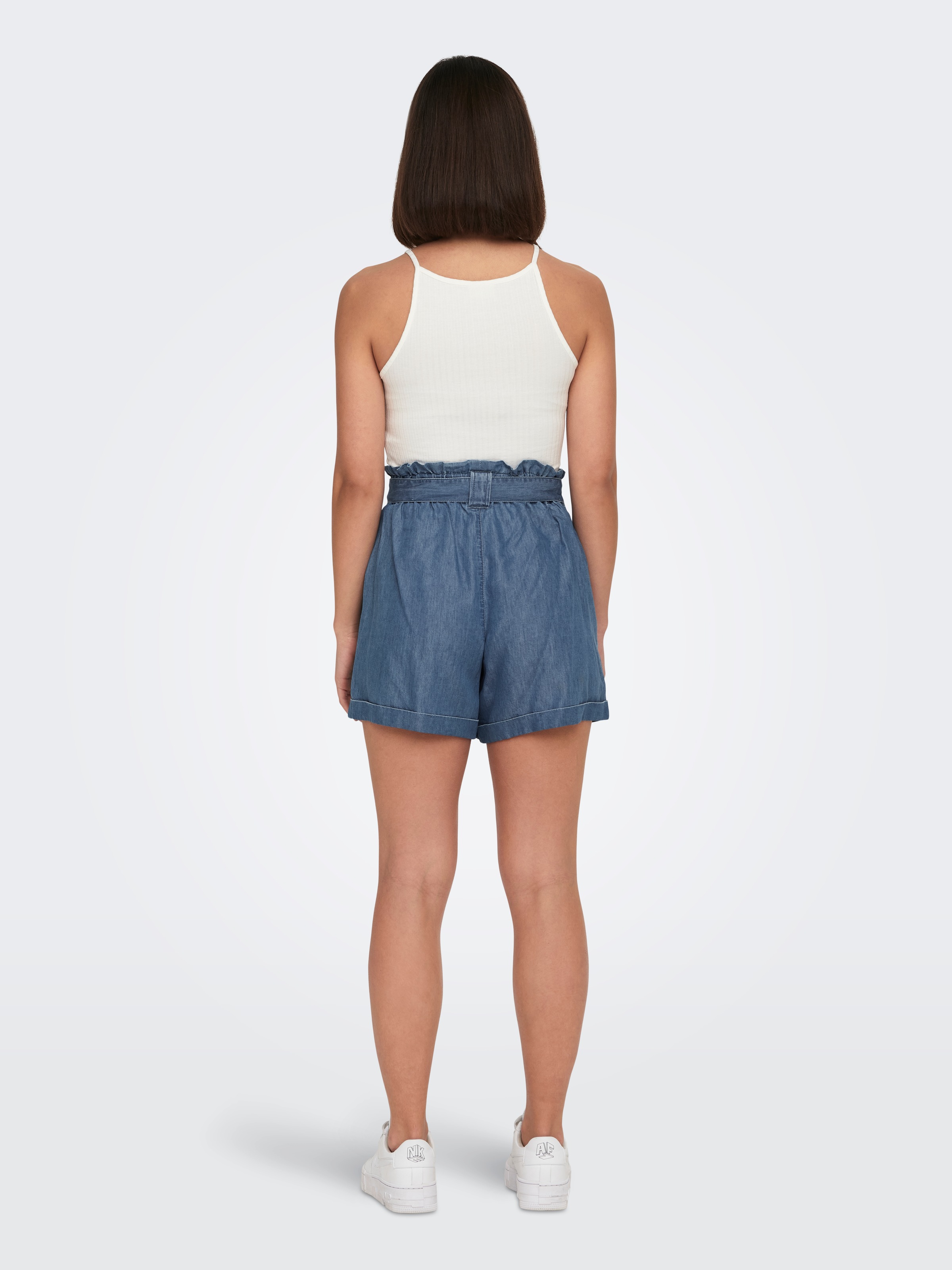 ONLY Shorts »ONLBEA SMILLA HW PB LOOSE DNM SHORTS«  im Denim Look