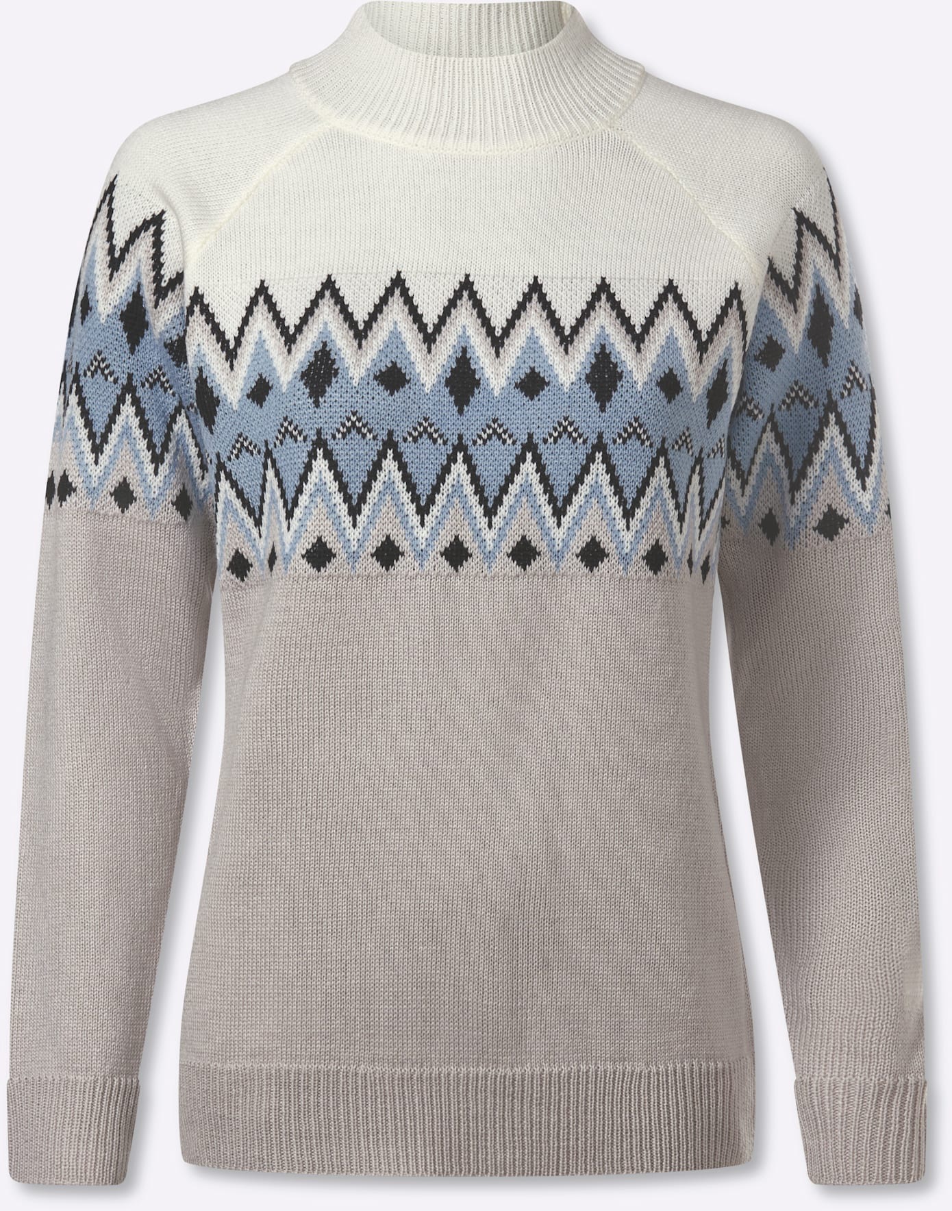 Classic Basics Stehkragenpullover »Langarm-Pullover«