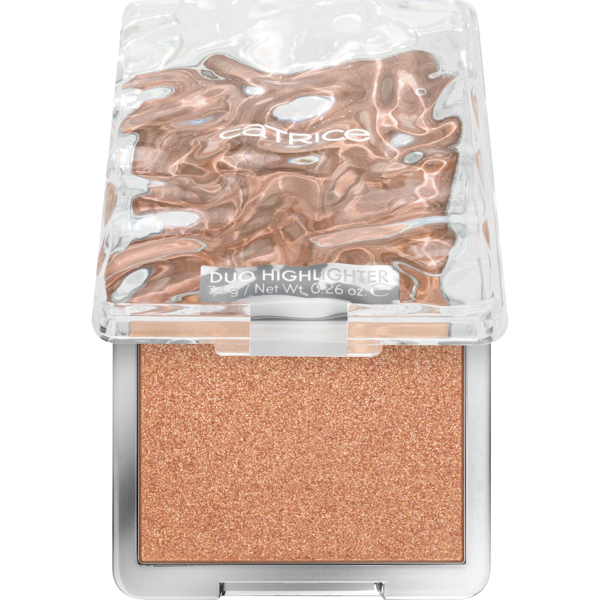 Catrice Highlighter-Palette »UNDERWATER SECRETS Duo Highlighter«, (Set, 3 tlg.), 2-in-1 Highlighter für strahlenden Glow und faszinierendes Finish.