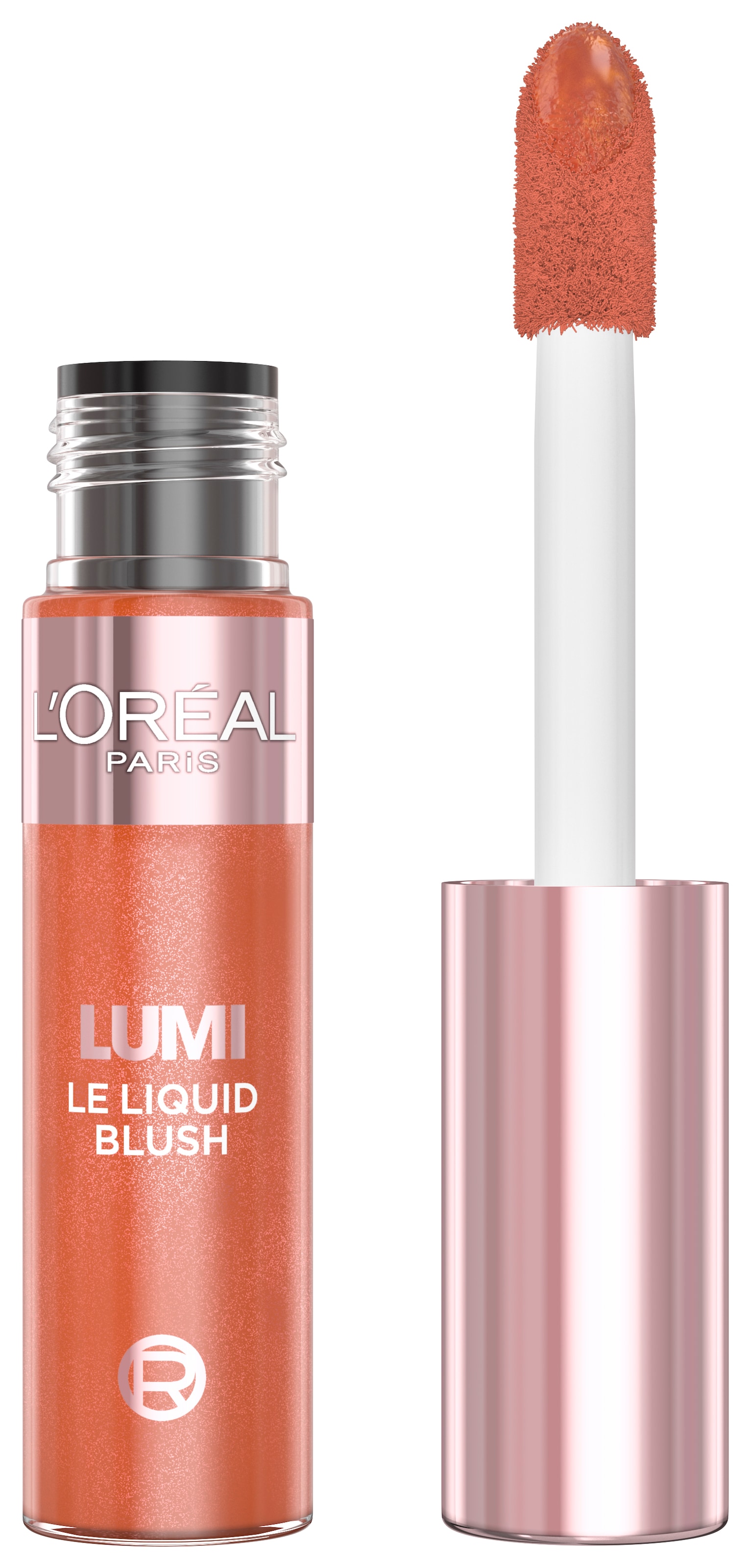 L'ORÉAL PARIS Rouge »LUMI LE LIQUID BLUSH GLOWY« schimmernde, intensive Farbe