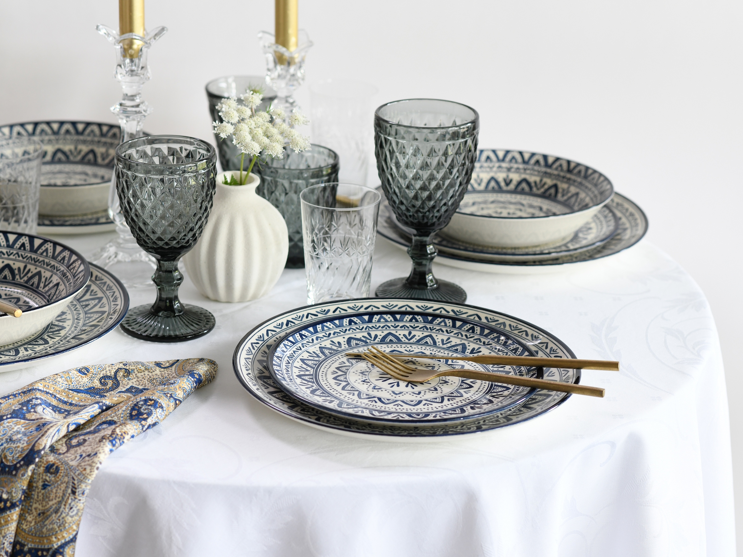 CreaTable Teller-Set »Mexico, Tellerset 18-tlg« Traditionelle Motive