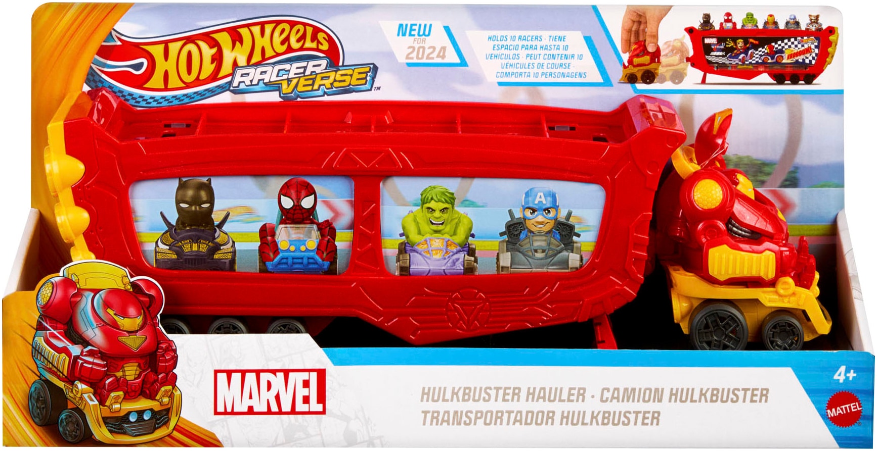 Hot Wheels Spielzeug-Transporter »RacerVerse, Marvel Hulkbuster«