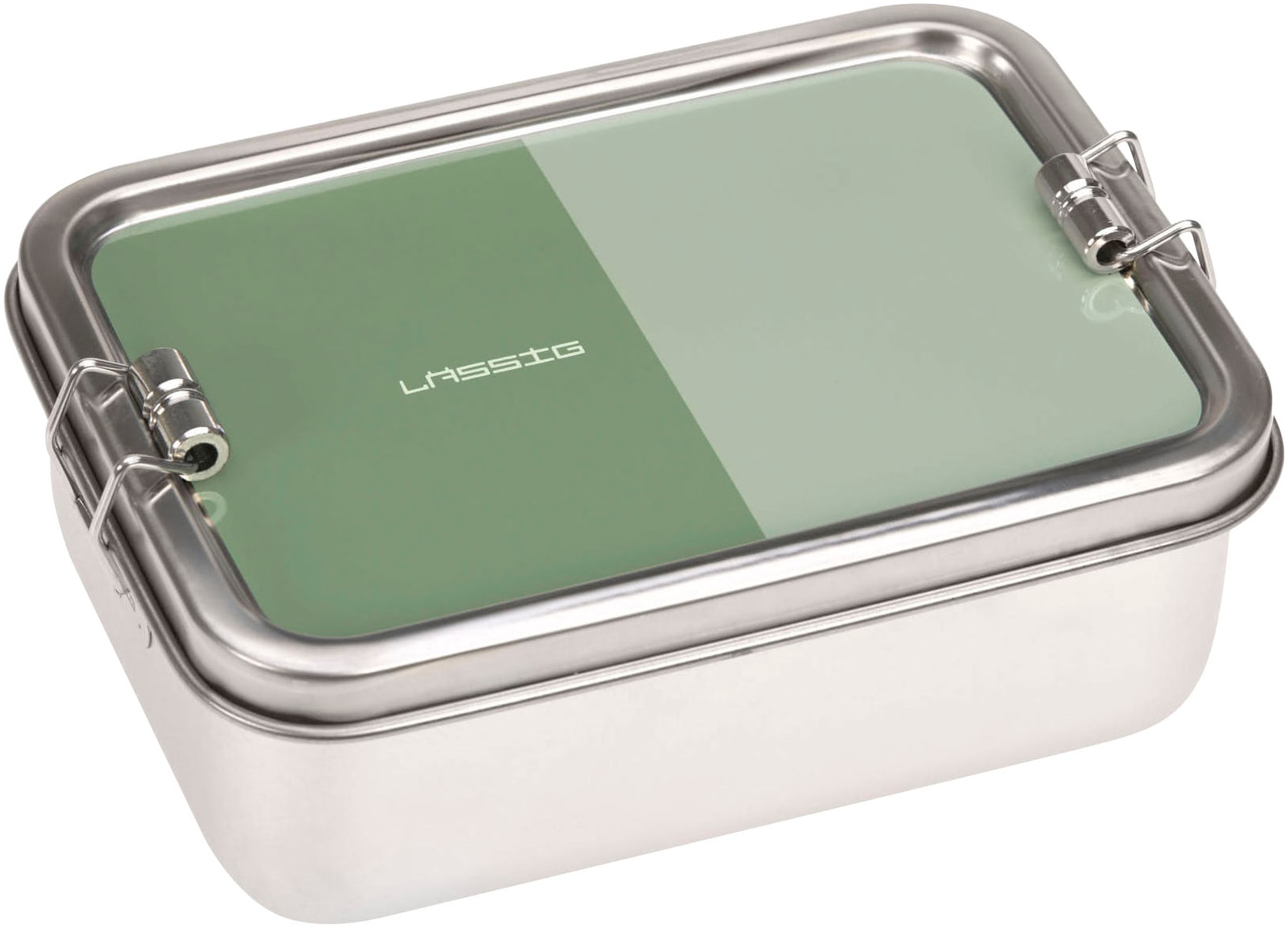 Lunchbox »Solid, olive/green«, (1 tlg.), aus Edelstahl