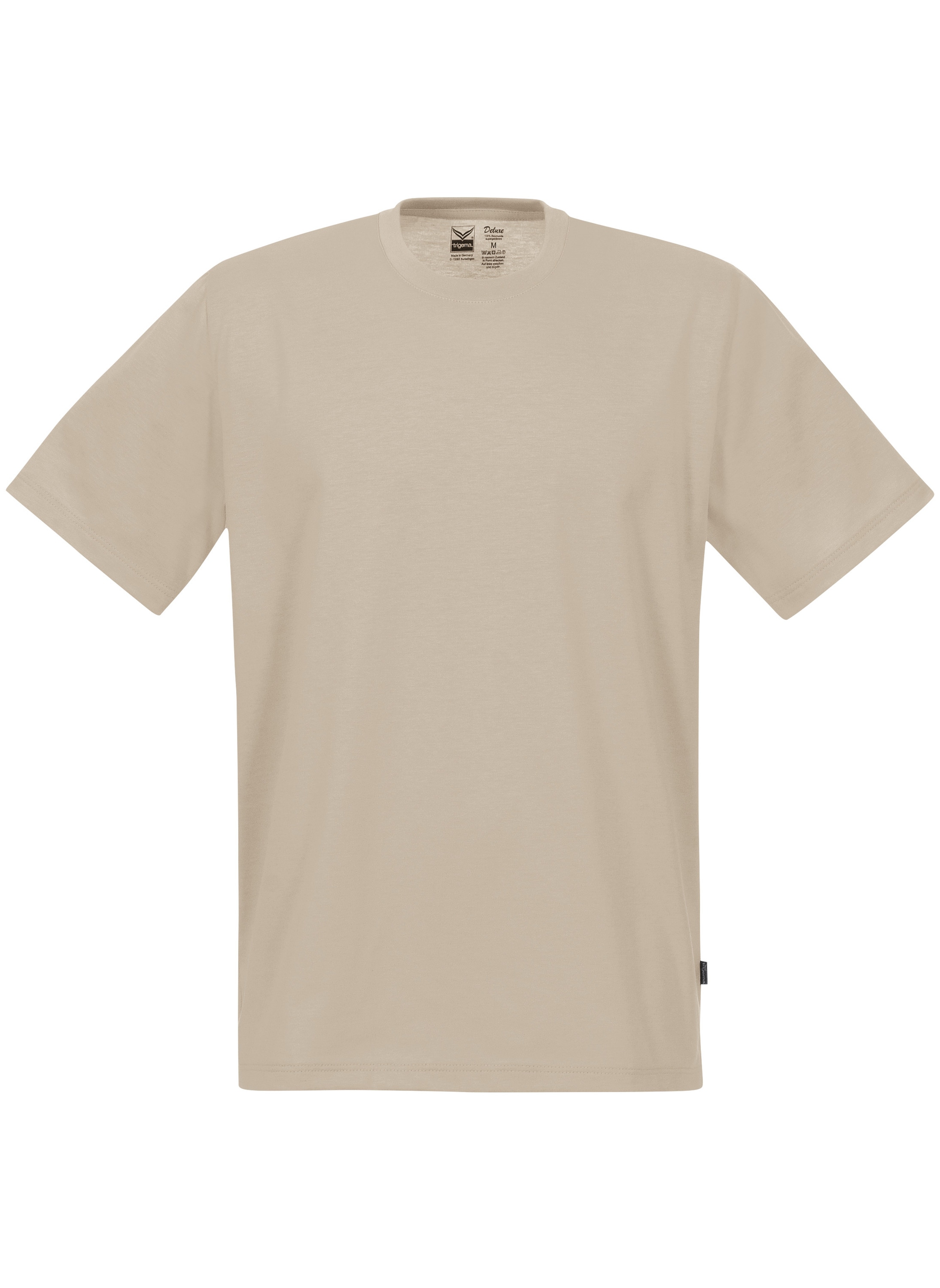 Trigema T-Shirt »TRIGEMA T-Shirt DELUXE Baumwolle« 1 Stk.